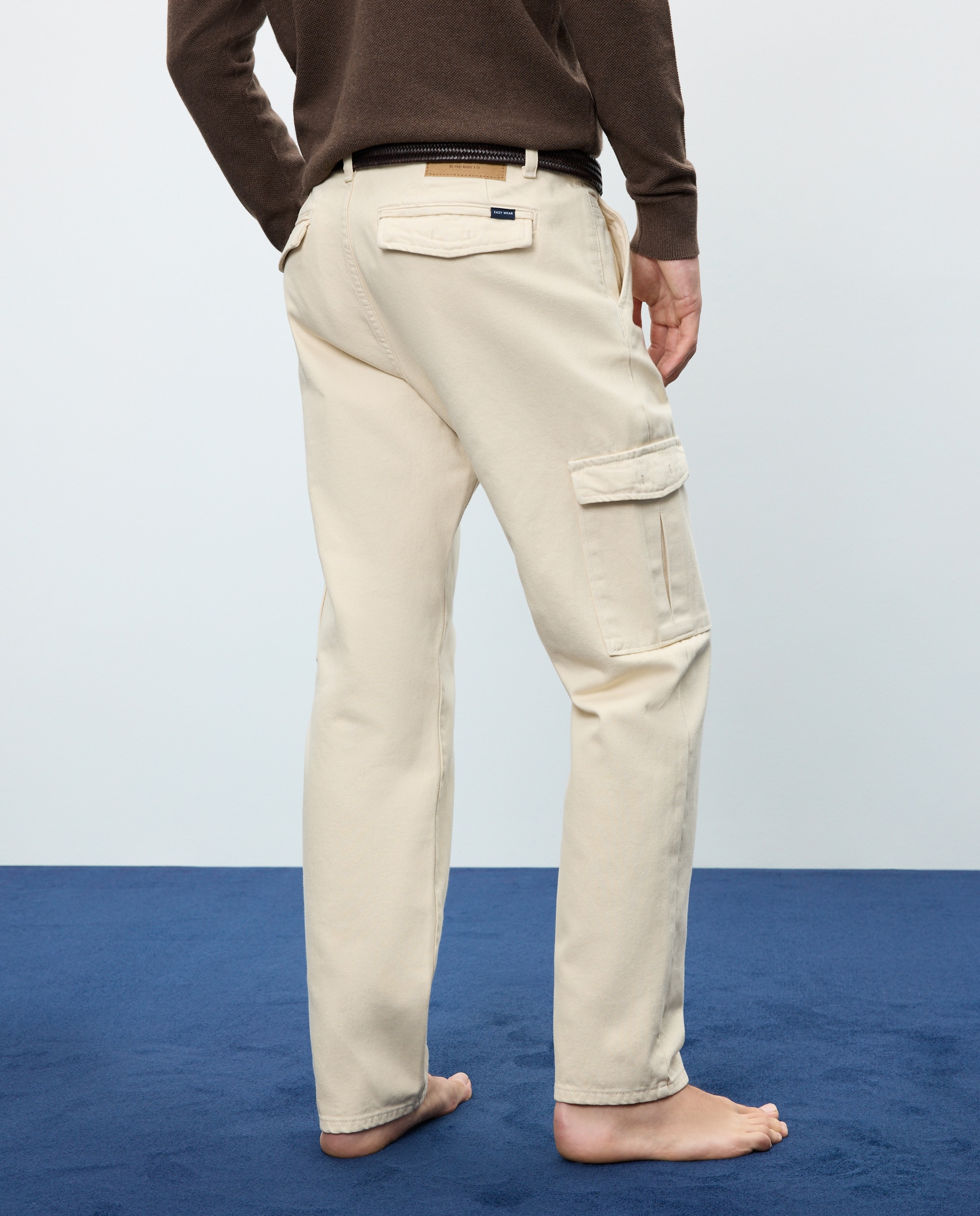 Vaquero de hombre straight multibolsillos color - Easy Wear - 120 Crudo 120 Crudo-3