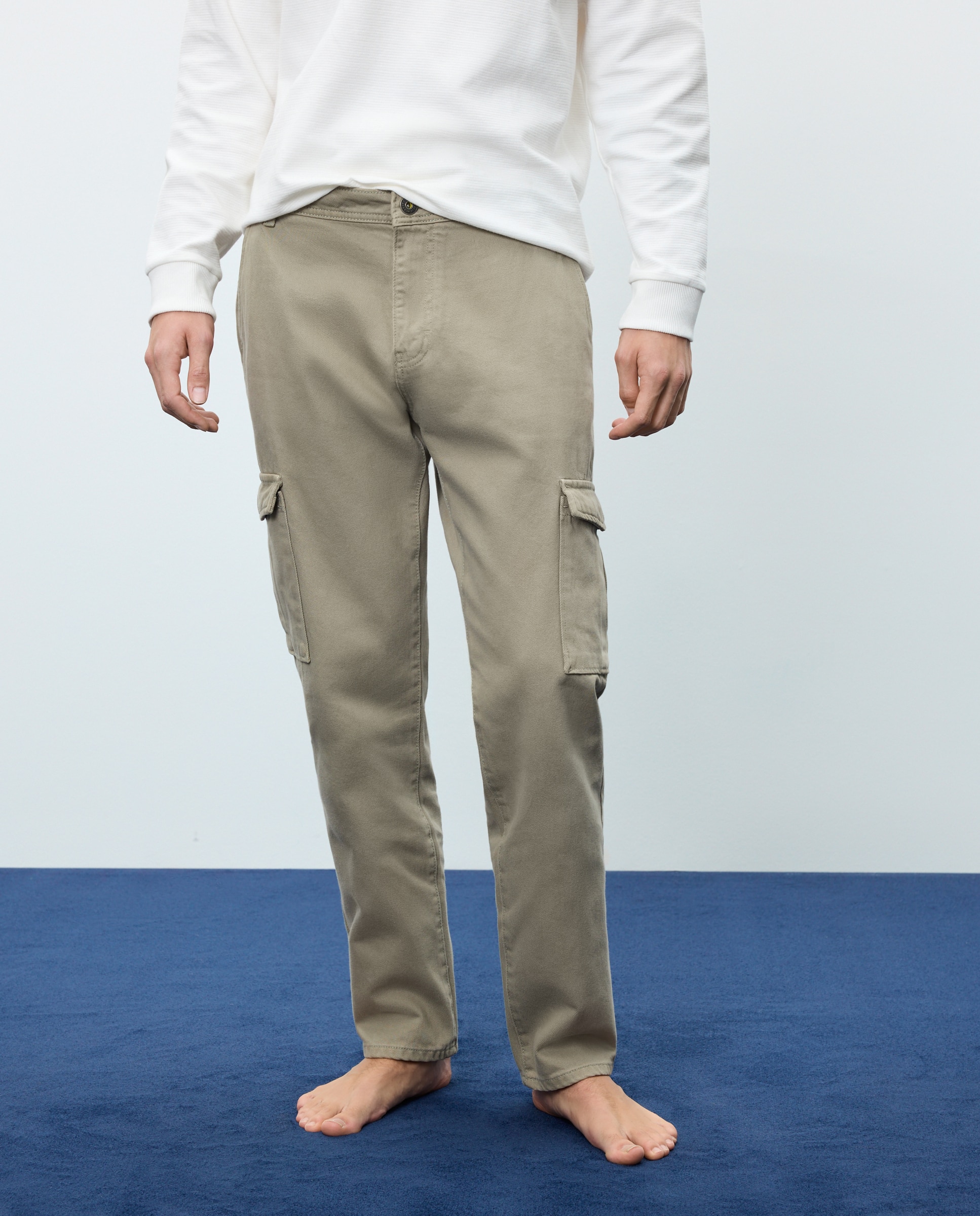 Vaquero de hombre straight multibolsillos color - Easy Wear - 510 Verde claro 510 Verde claro-2