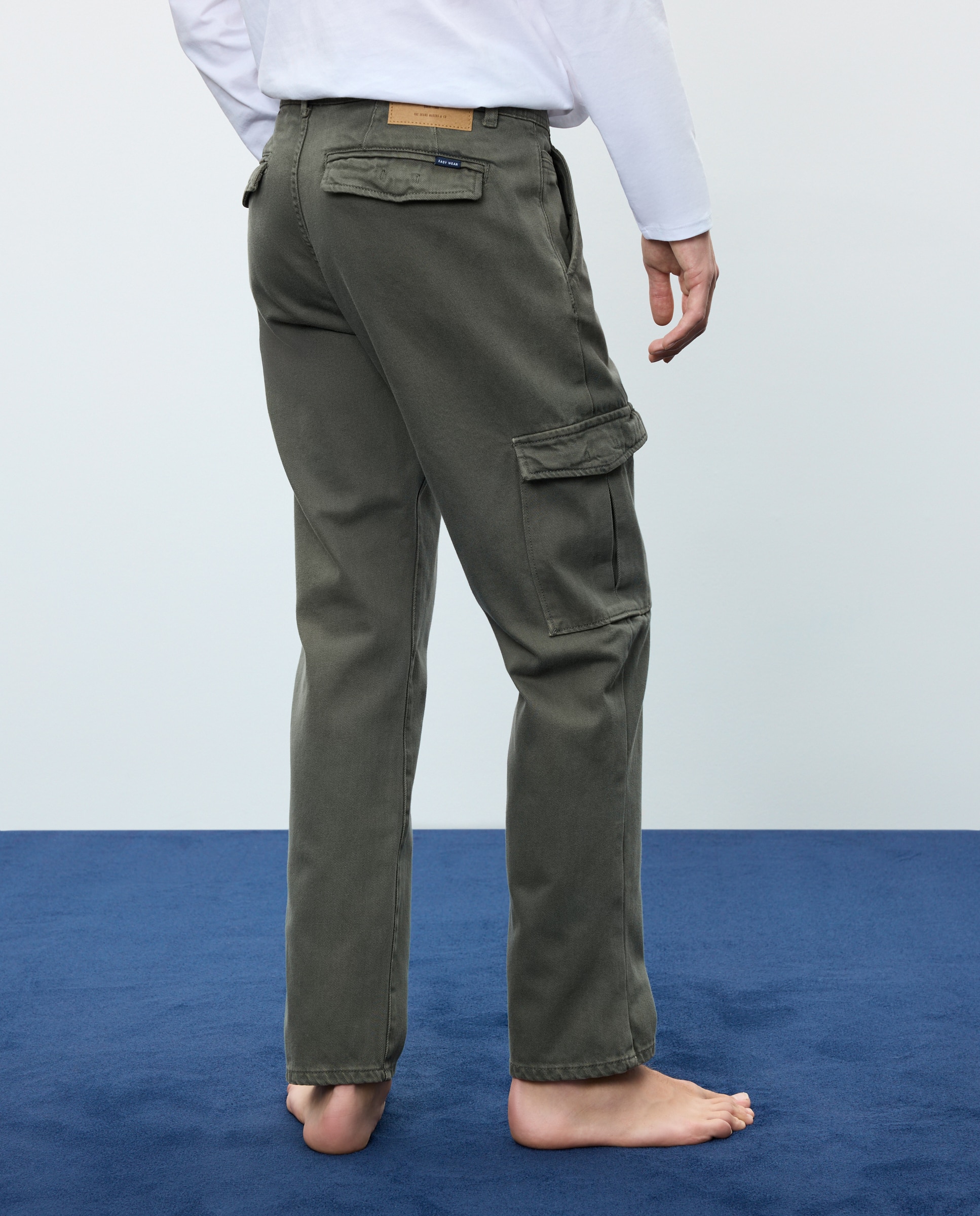 Vaquero de hombre straight multibolsillos color - Easy Wear - 520 Kaki 520 Kaki-3
