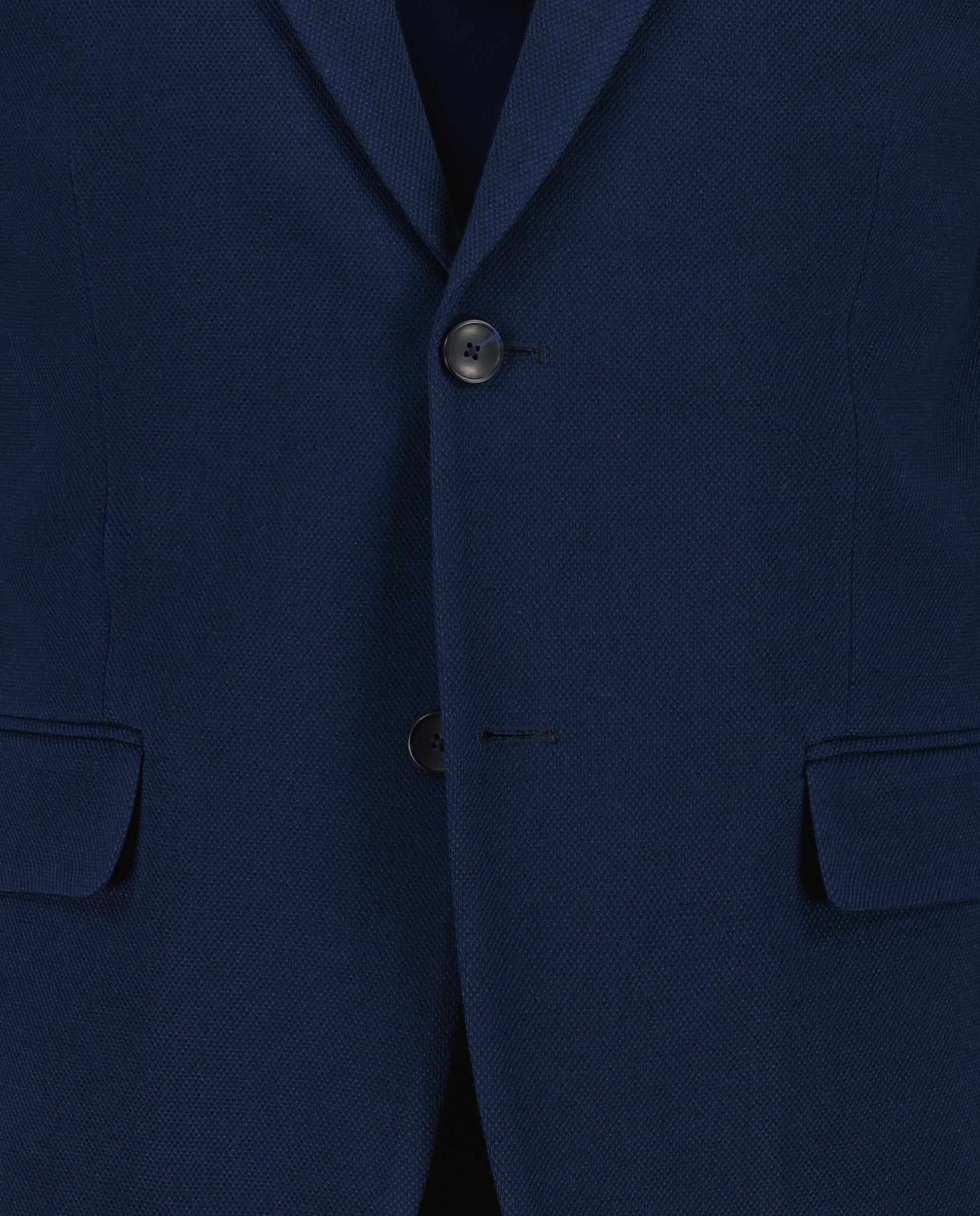 Chaqueta de hombre punto pique - Easy Wear - Azul marino Azul marino-6