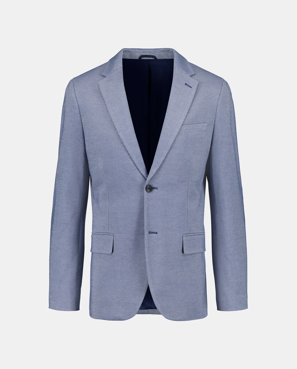 Casaco de Malha Piqué 440 Azulão-5