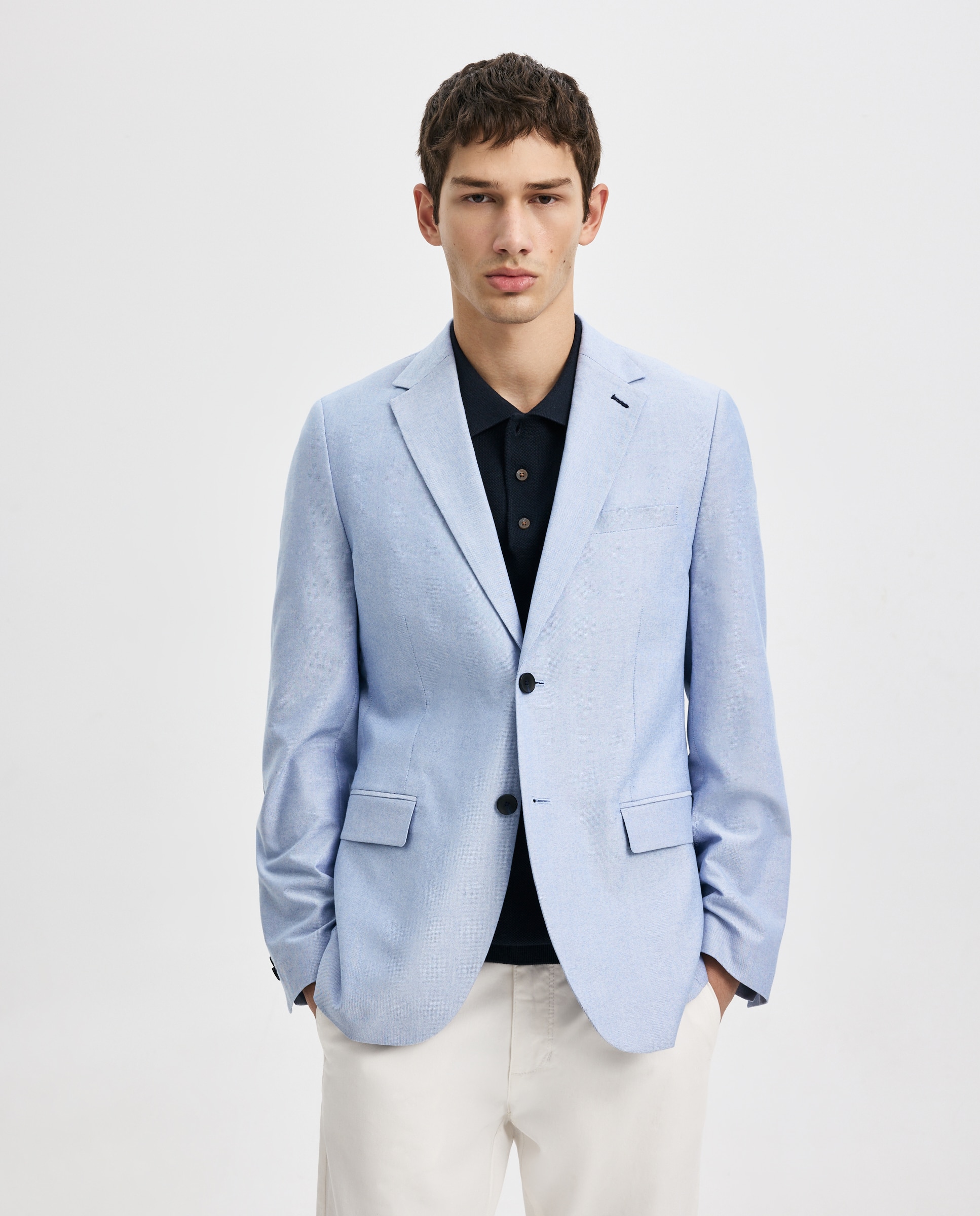 Chaqueta para hombre oxford de hombre - Easy Wear - 410 Azul claro 410 Azul claro-2