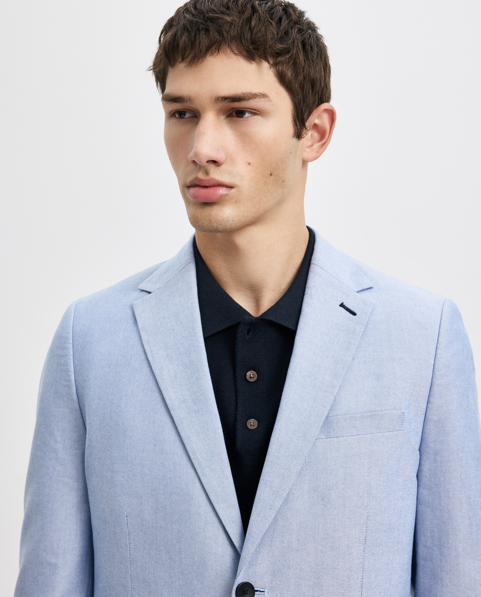 Chaqueta para hombre oxford de hombre - Easy Wear - 410 Azul claro 410 Azul claro-4