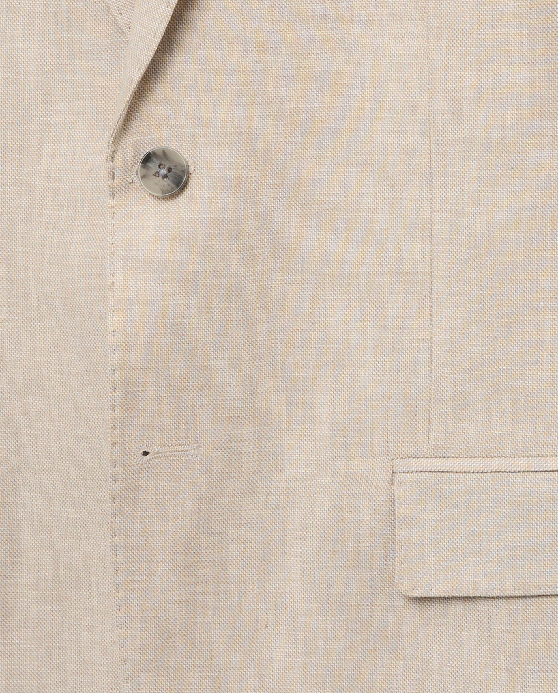 Chaqueta para hombre lino lisa - Easy Wear - Beige Beige-5