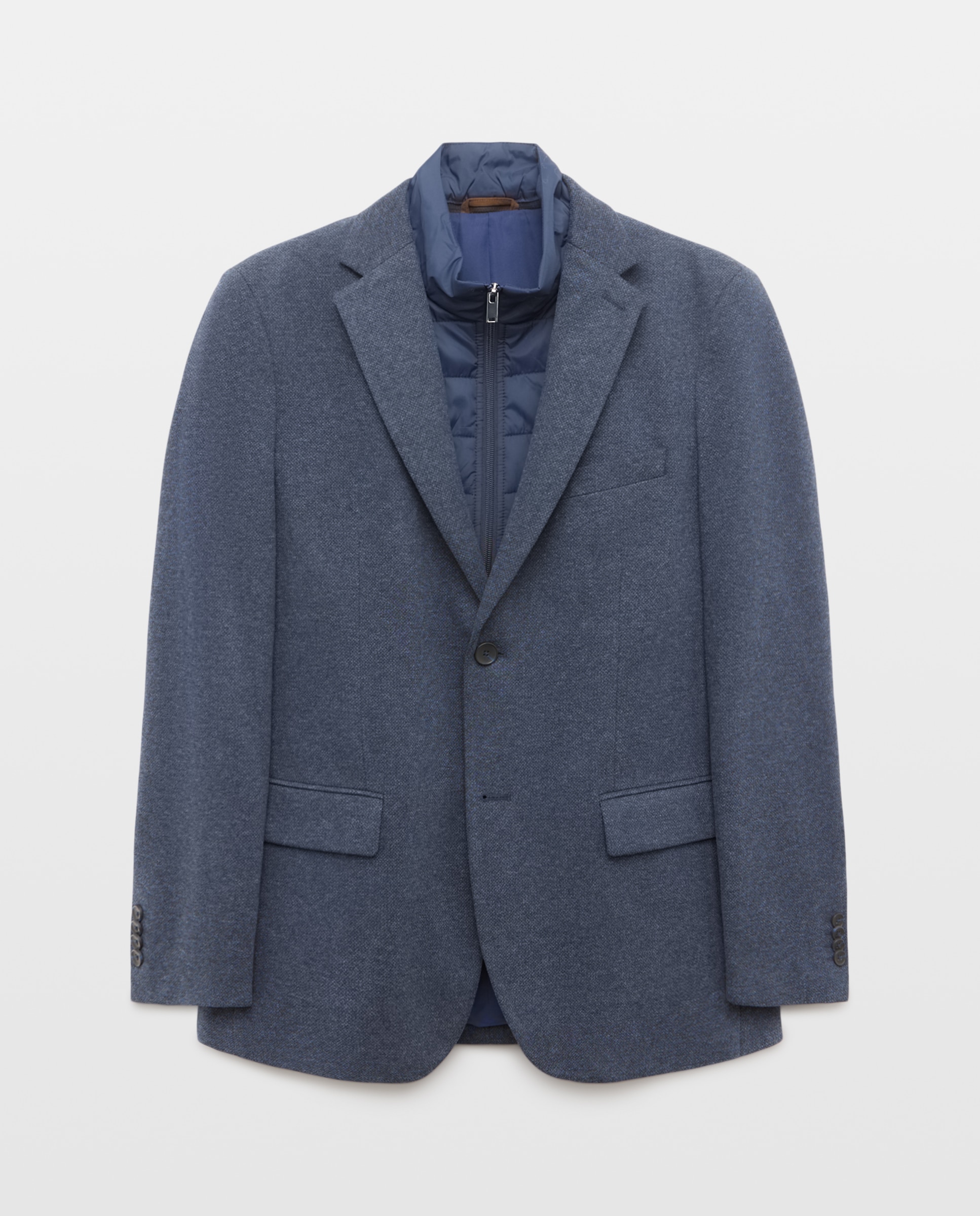 Imagen 6 de Chaqueta para hombre punto espiga con pecherín - Easy Wear - Azul marino Azul marino