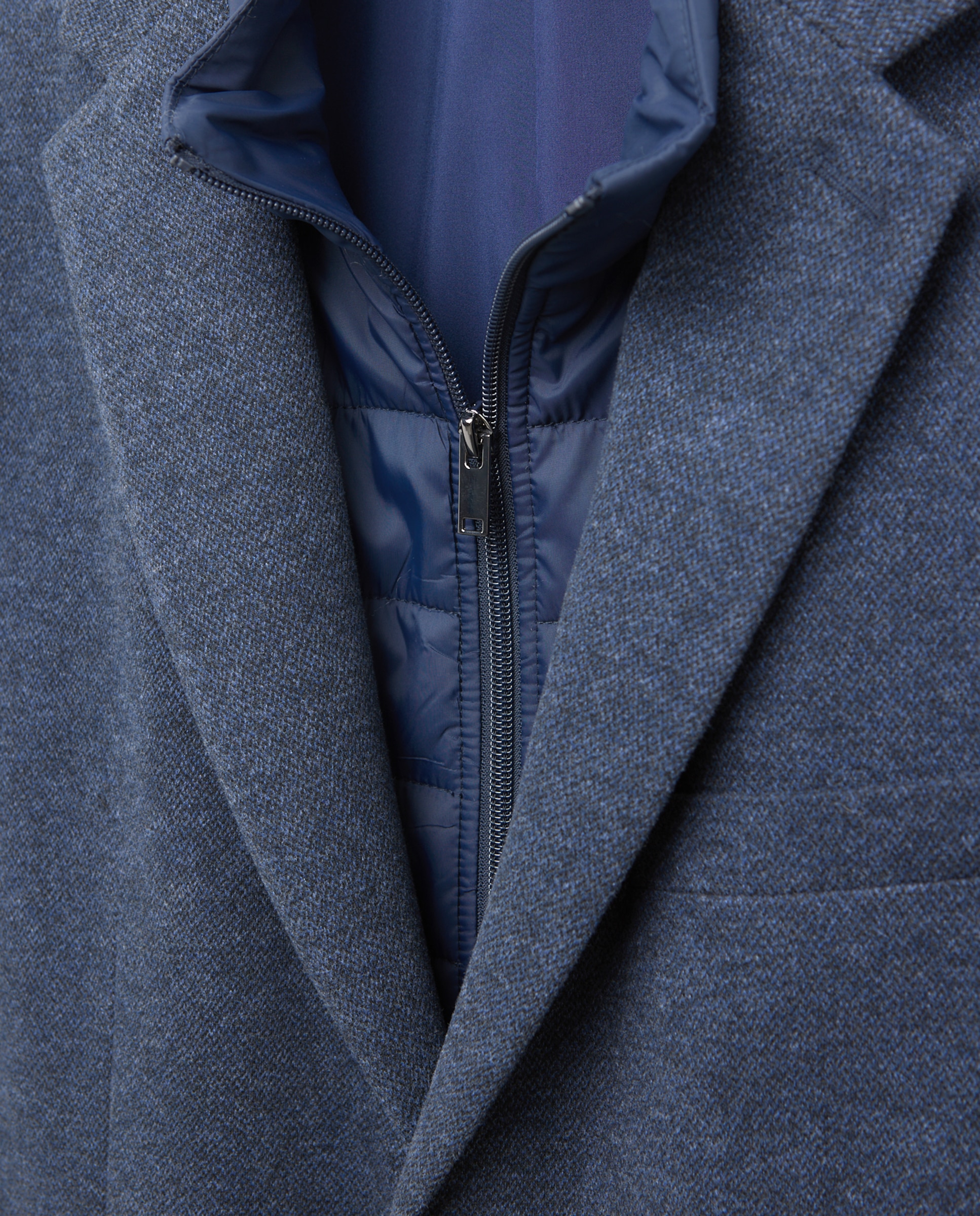 Imagen 7 de Chaqueta para hombre punto espiga con pecherín - Easy Wear - Azul marino Azul marino