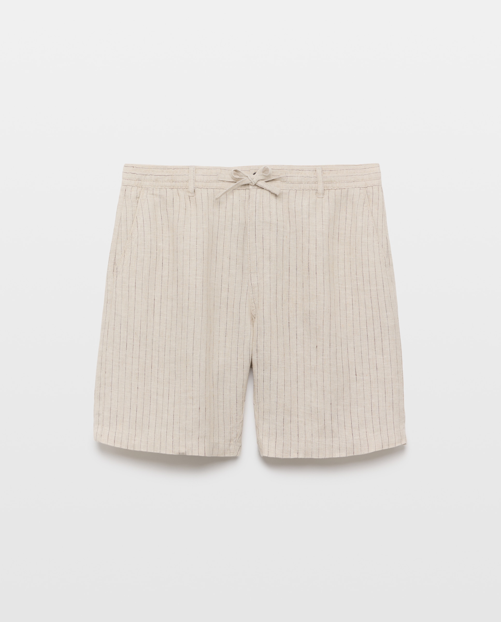 Bermudas Chino de Linho 120 Cru-4