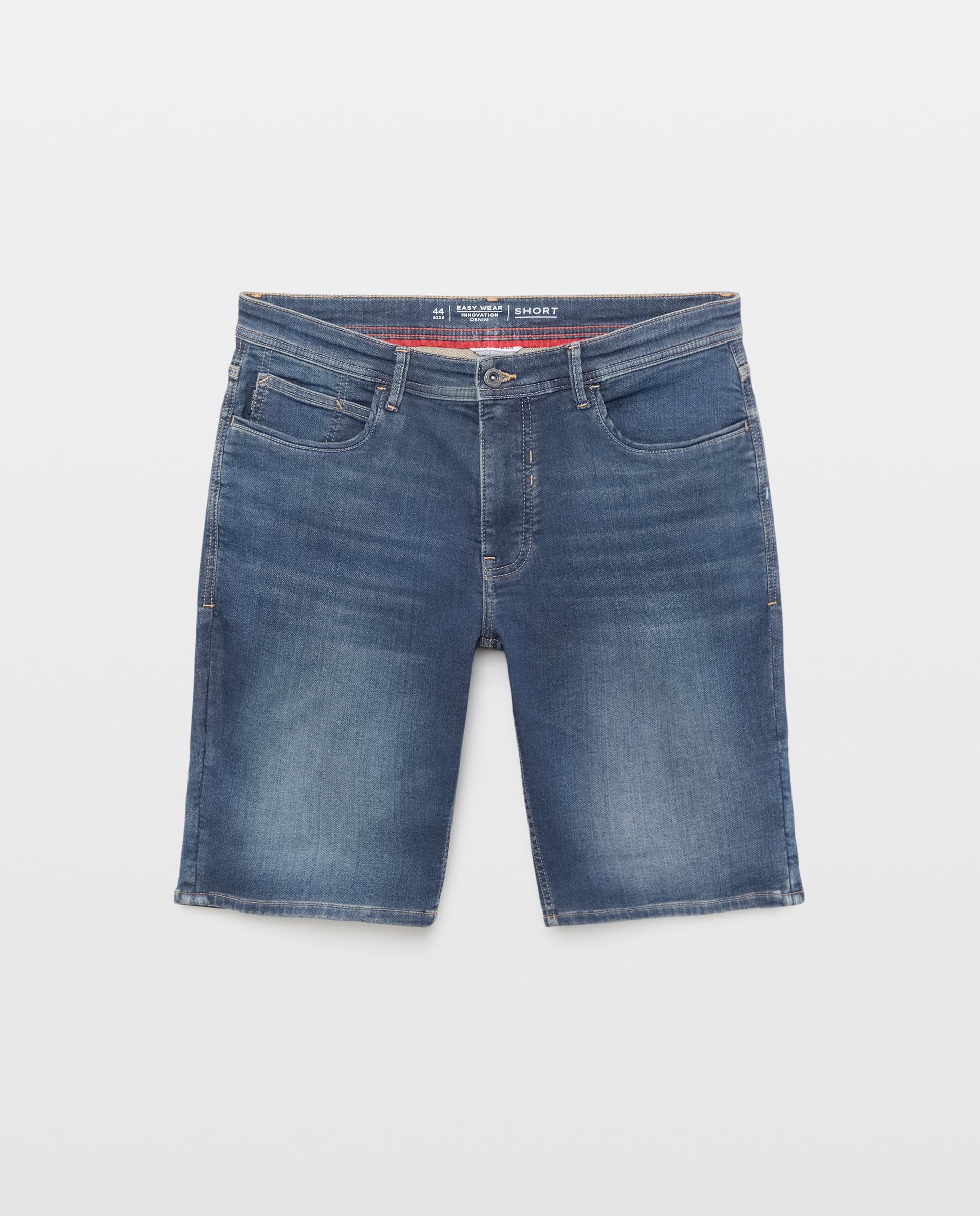 Bermudas de 5 Bolsos de Ganga Knit Azul-escuro-4
