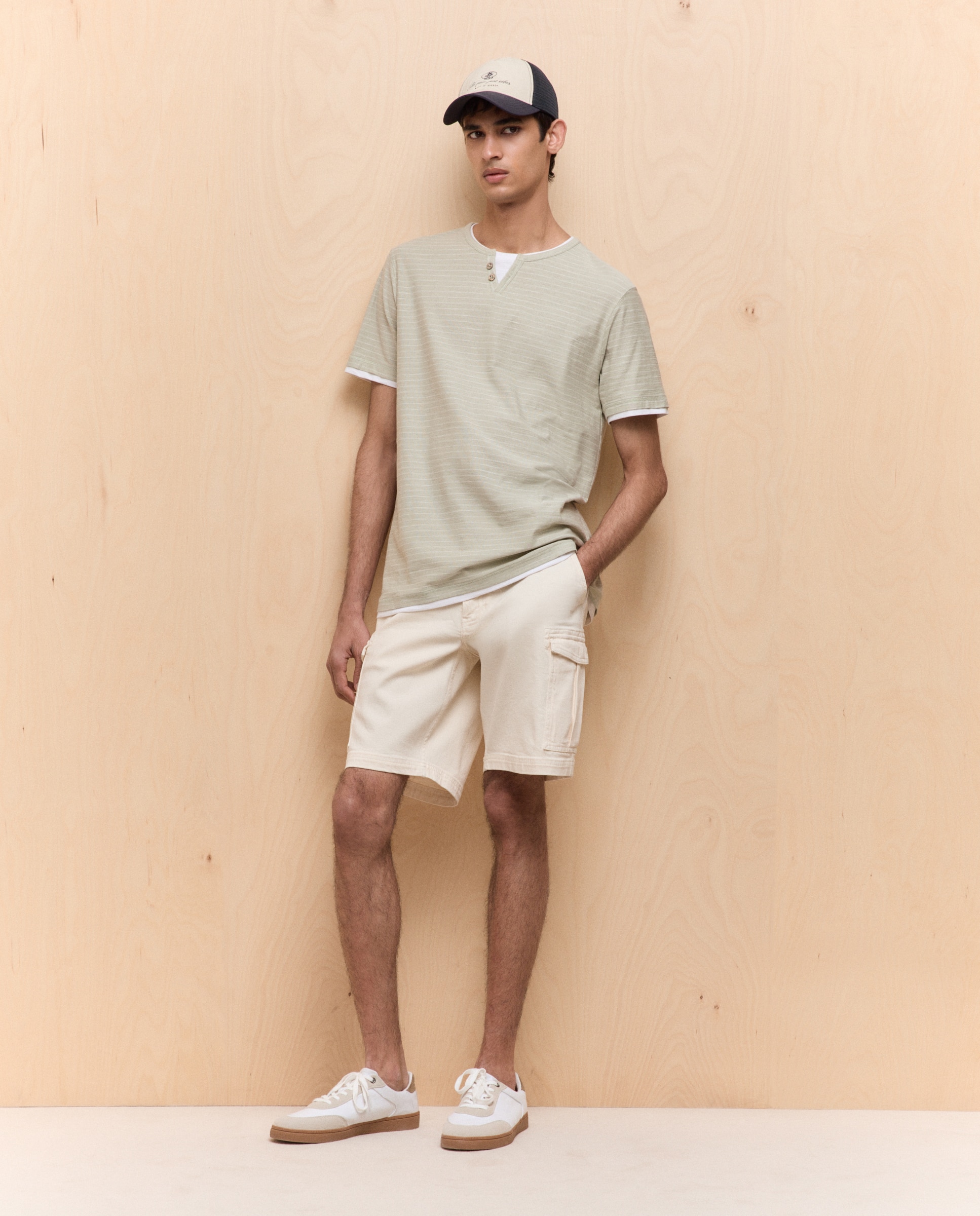 Imagem 0 de Bermudas Multibolsos de Ganga Stretch
