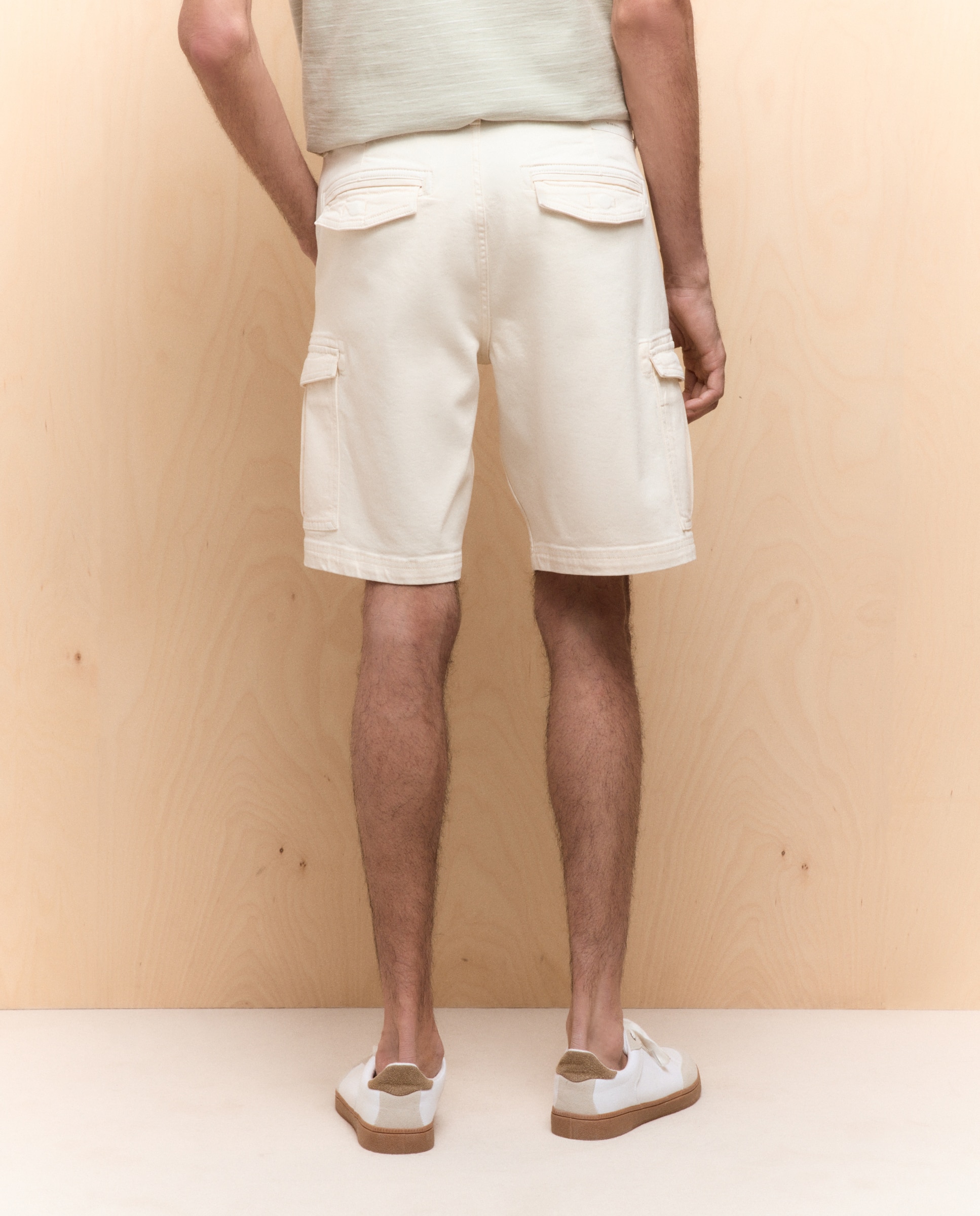 Imagen 3 de Bermuda de hombre multibolsillos denim stretch - Easy Wear - 120 Crudo 120 Crudo
