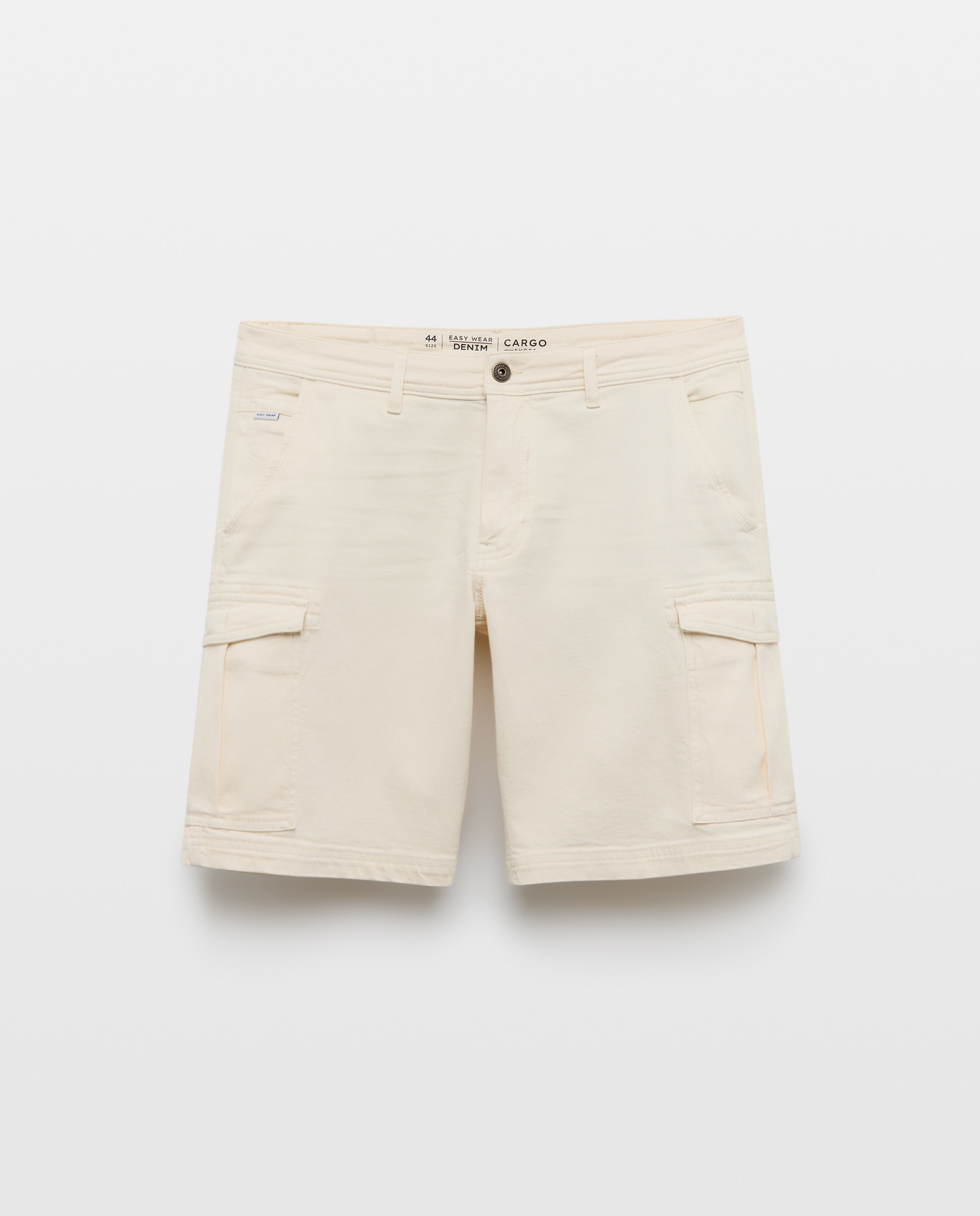 Imagen 4 de Bermuda de hombre multibolsillos denim stretch - Easy Wear - 120 Crudo 120 Crudo