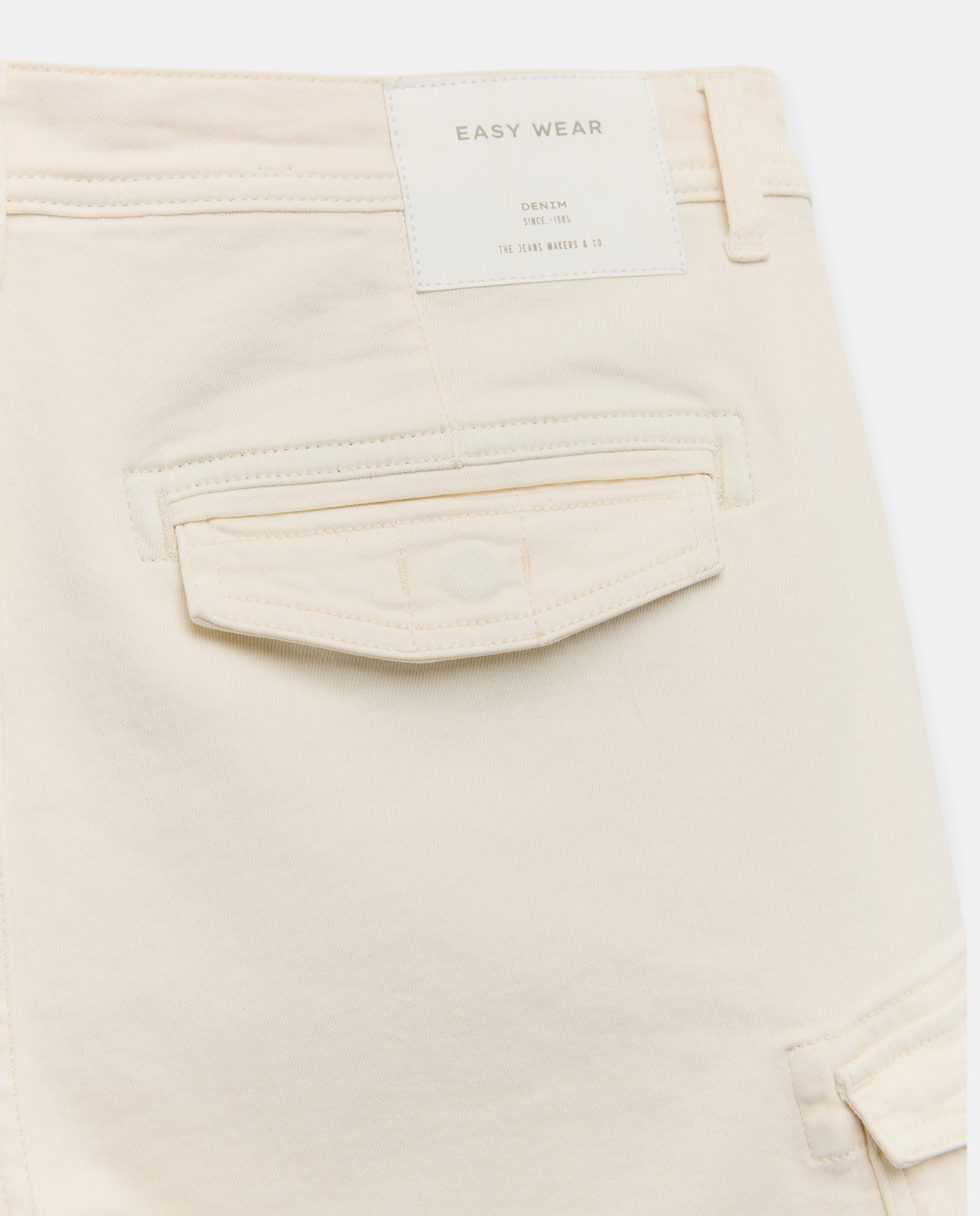 Imagen 5 de Bermuda de hombre multibolsillos denim stretch - Easy Wear - 120 Crudo 120 Crudo