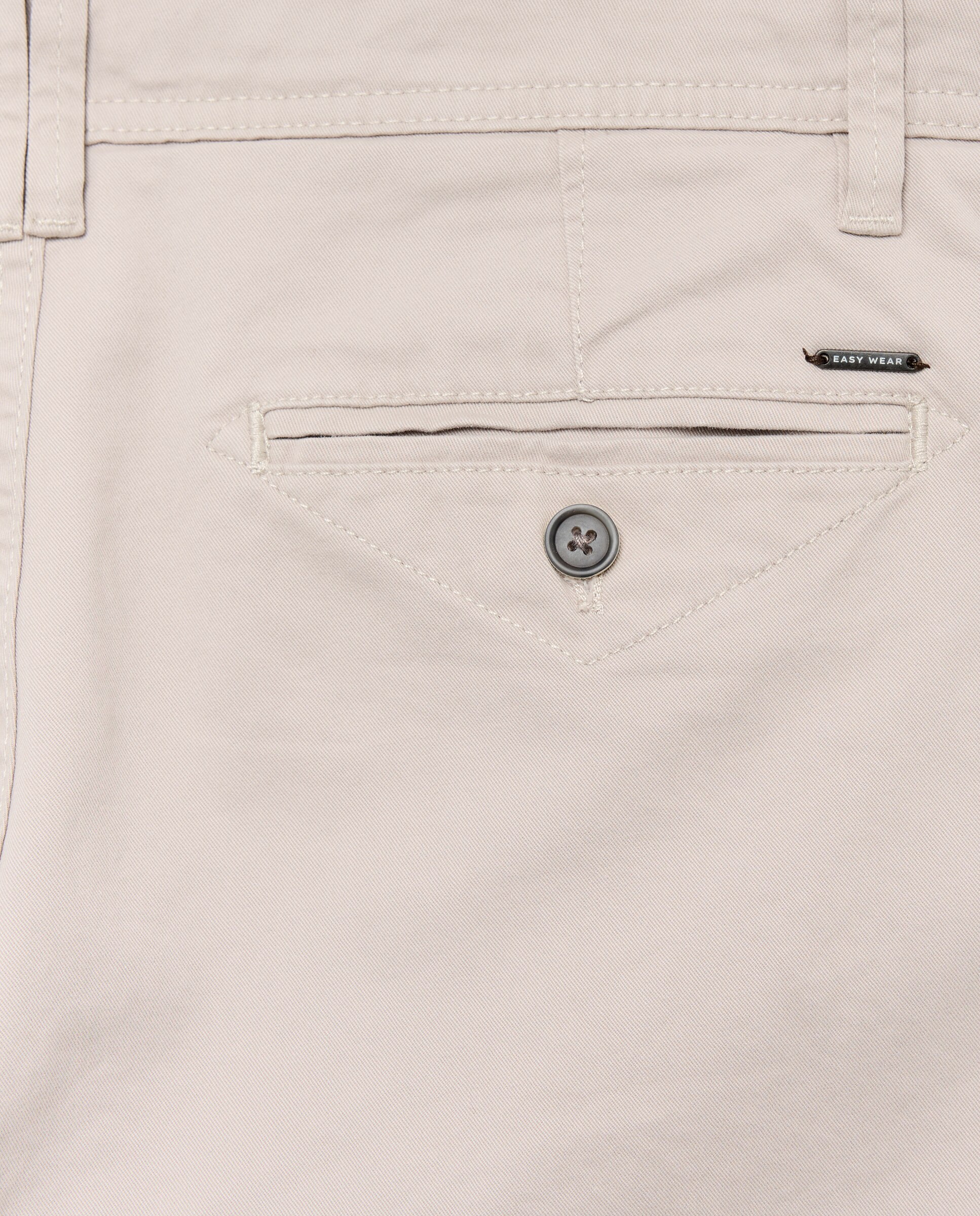 Bermudas Chino em Algodão Stretch Cinzento-claro-5