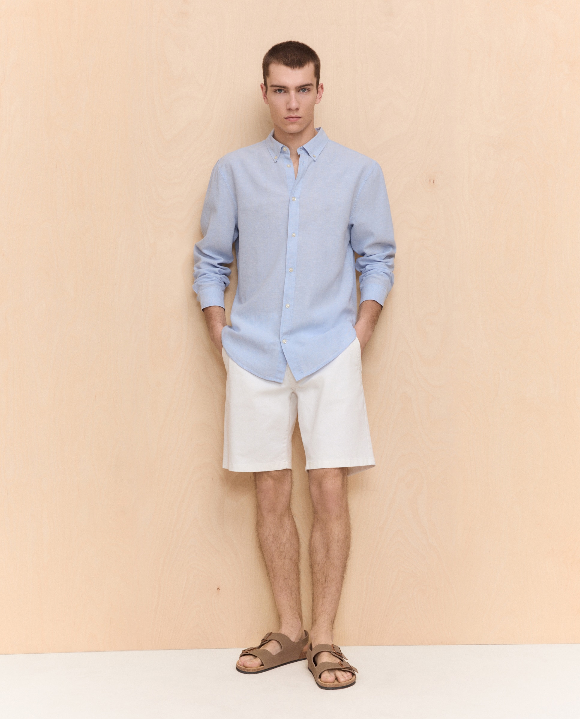 Imagem 0 de Bermudas Chino em Algodão Stretch