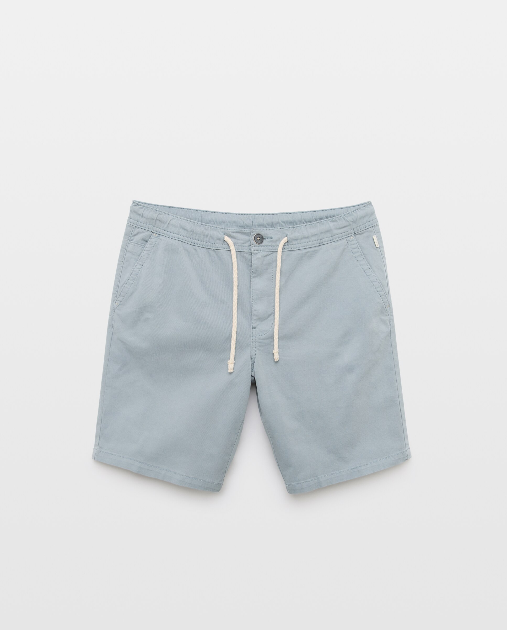 Imagen 4 de Bermuda algodón stretch de hombre con cordón - Easy Wear - 471 Índigo 471 Índigo
