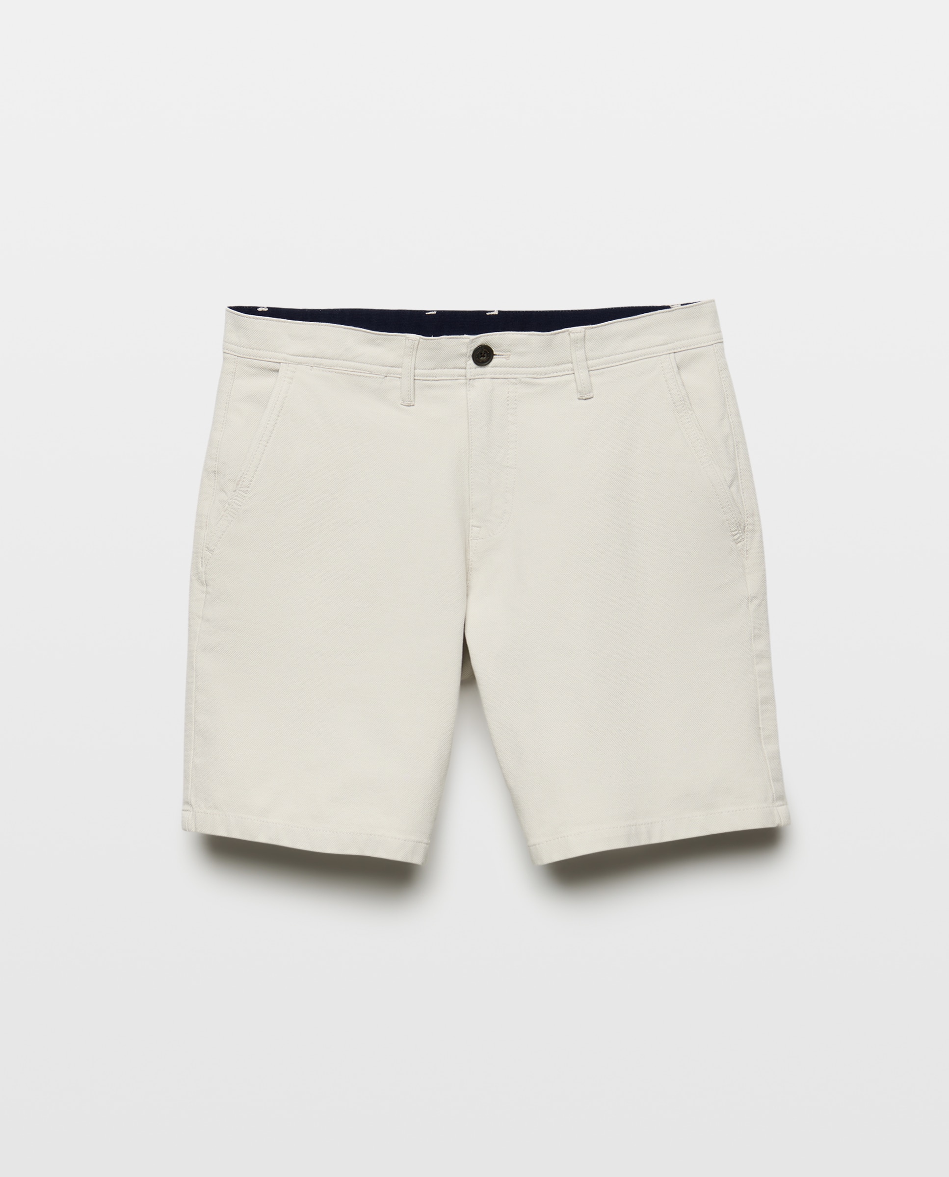 Bermuda de algodón tipo chino de hombre bi-stretch - Easy Wear - 850 Piedra 850 Piedra-4