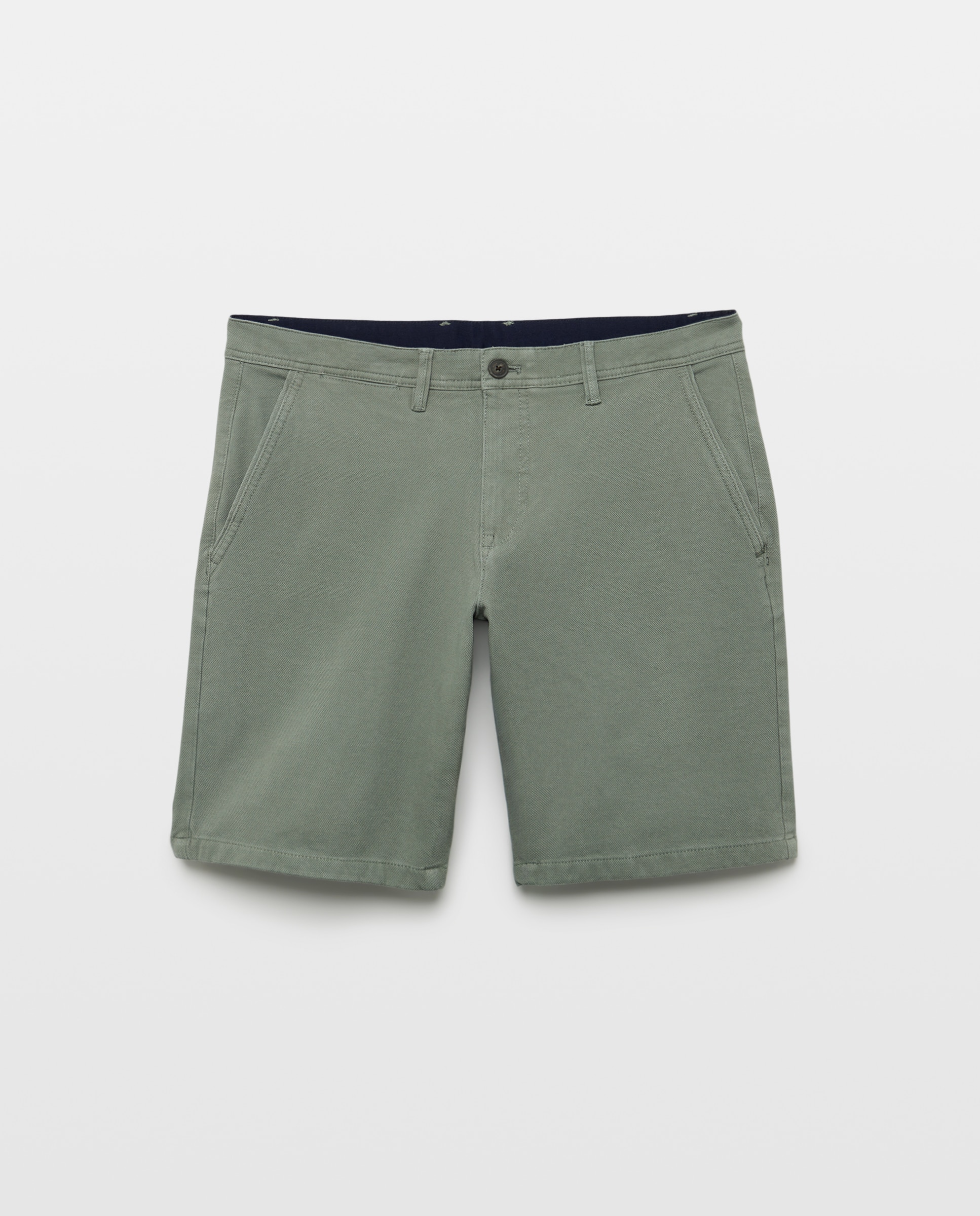 Bermudas Chino de Algodão Bi-stretch 520 Caqui-4