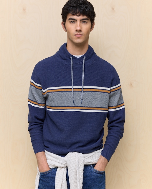 Imagen 0 de Jersey cuello buzo de hombre