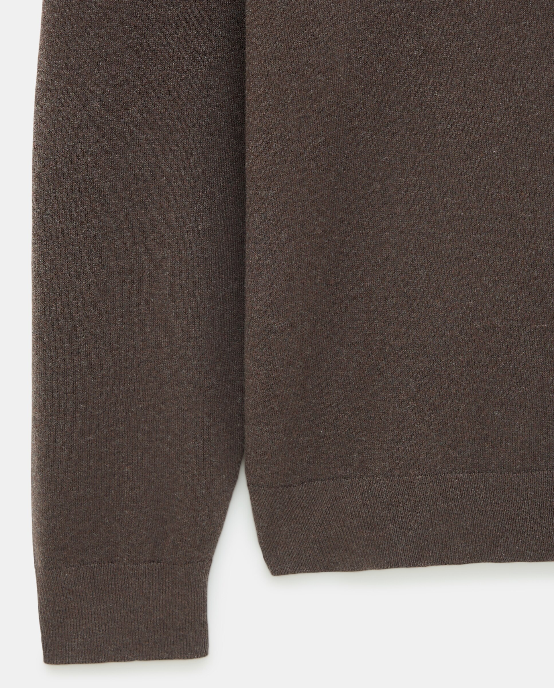 Jersey liso cuello redondo de hombre - Easy Wear - Marrón Marrón-5