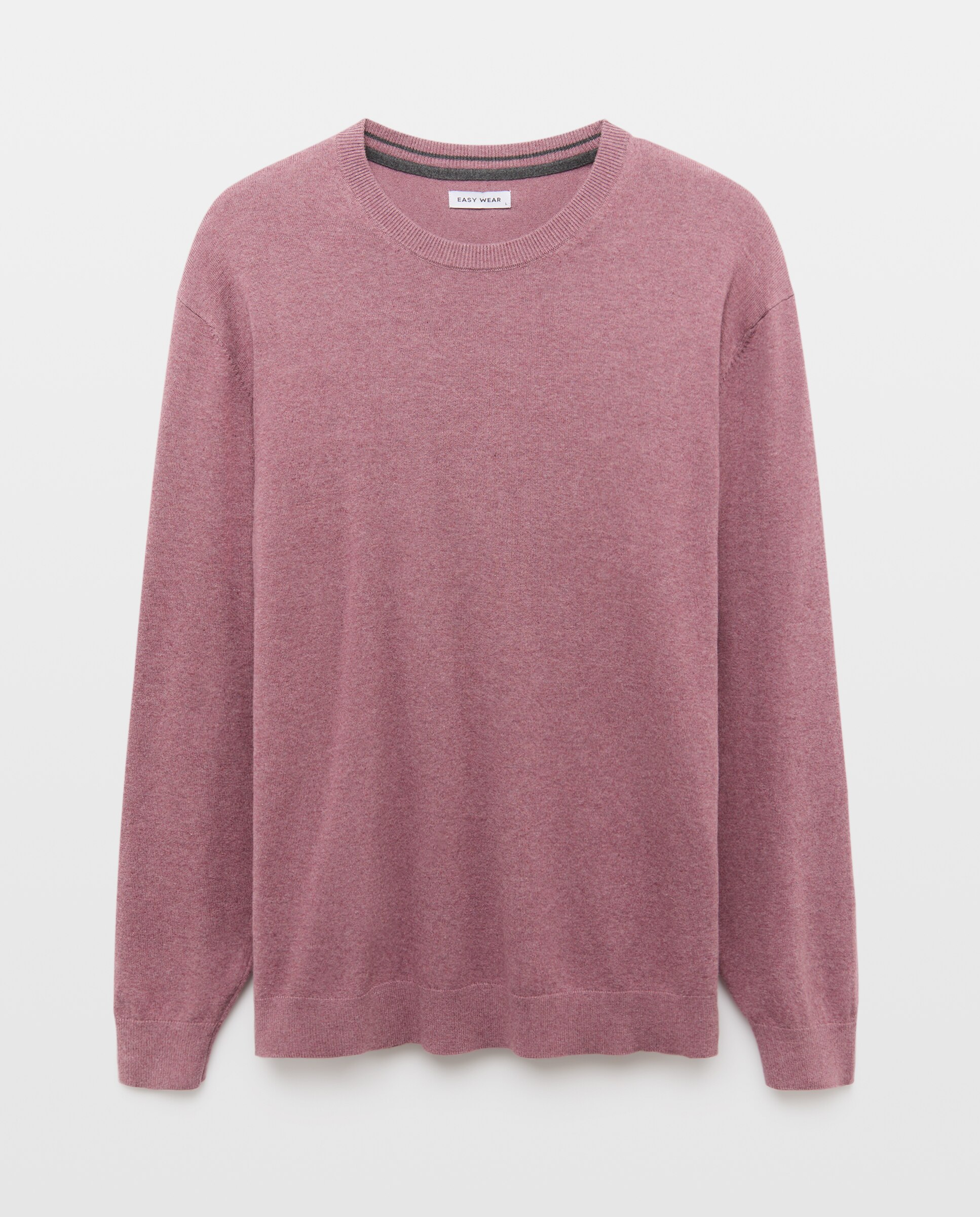 Jersey liso cuello redondo de hombre - Easy Wear - 220 Rosa palo 220 Rosa palo-4