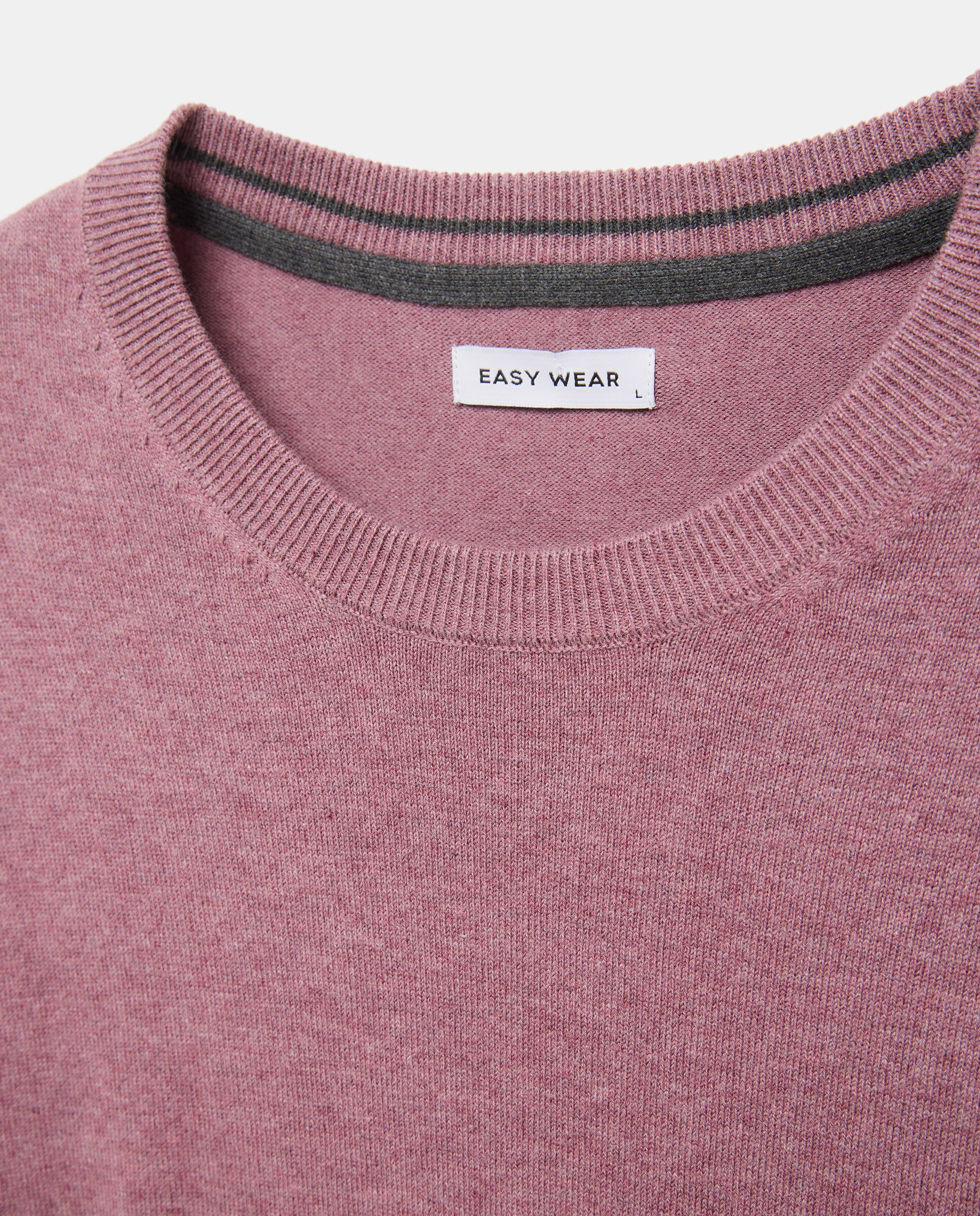 Jersey liso cuello redondo de hombre - Easy Wear - 220 Rosa palo 220 Rosa palo-5
