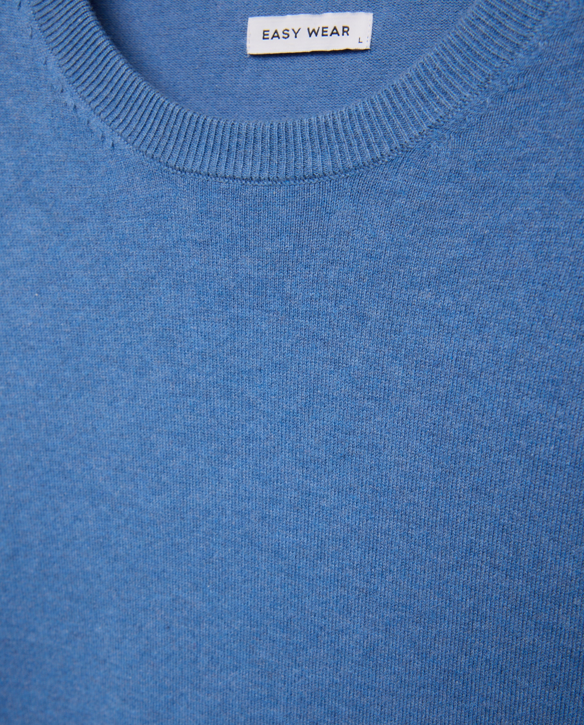 Jersey liso cuello redondo de hombre - Easy Wear - 410 Azul claro 410 Azul claro-5