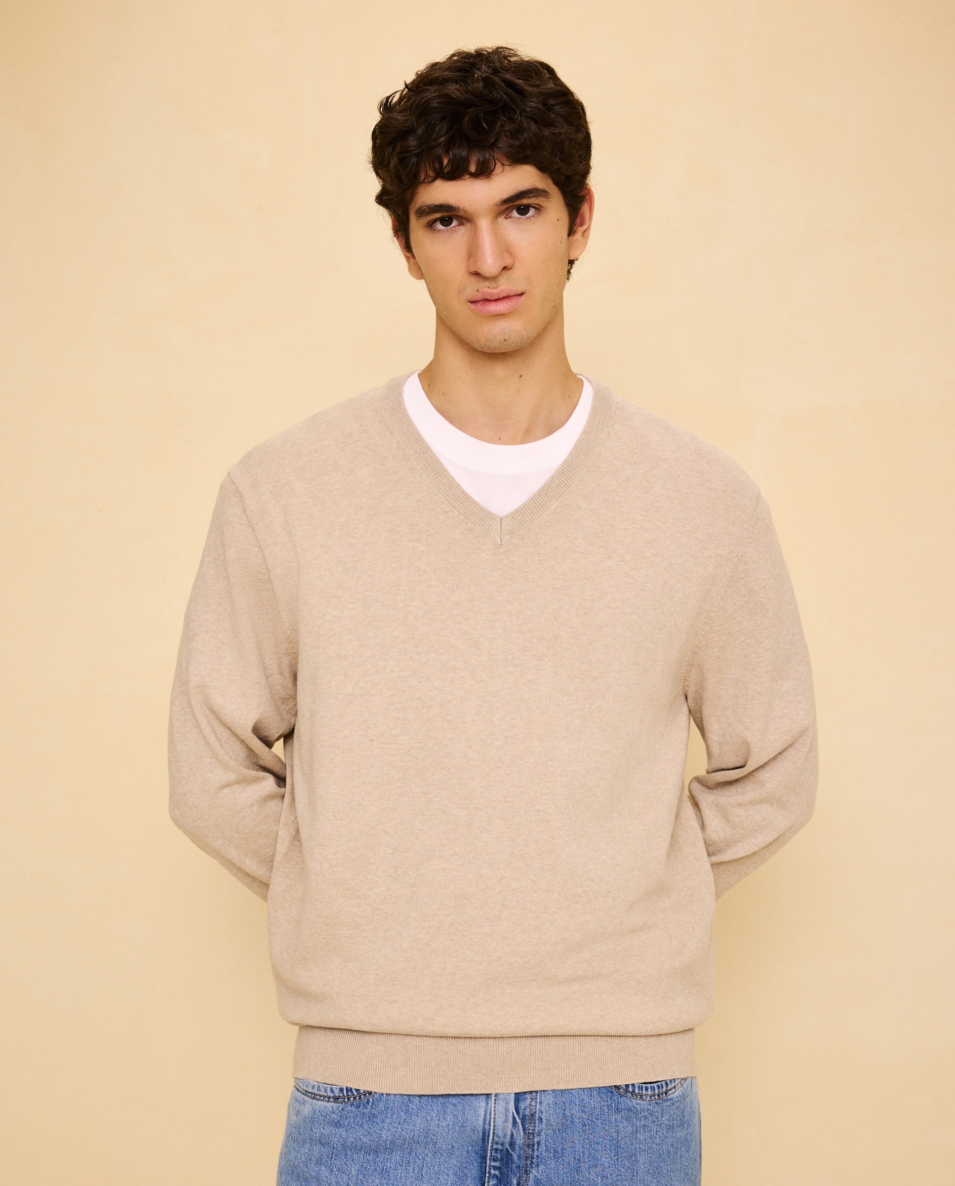 Jersey liso de hombre - Easy Wear - 850 Piedra 850 Piedra-1