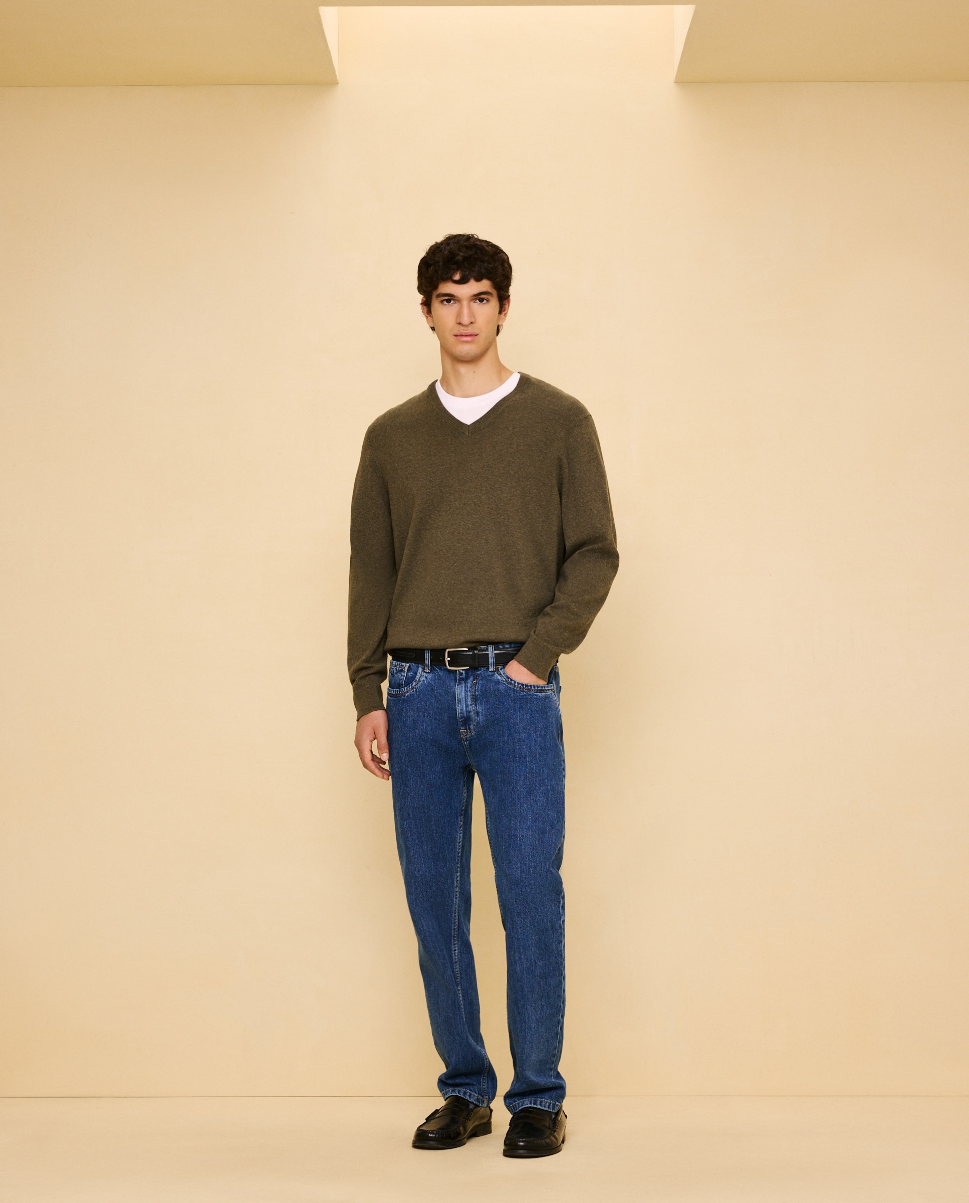Jersey liso de hombre - Easy Wear - 580 Musgo 580 Musgo-1