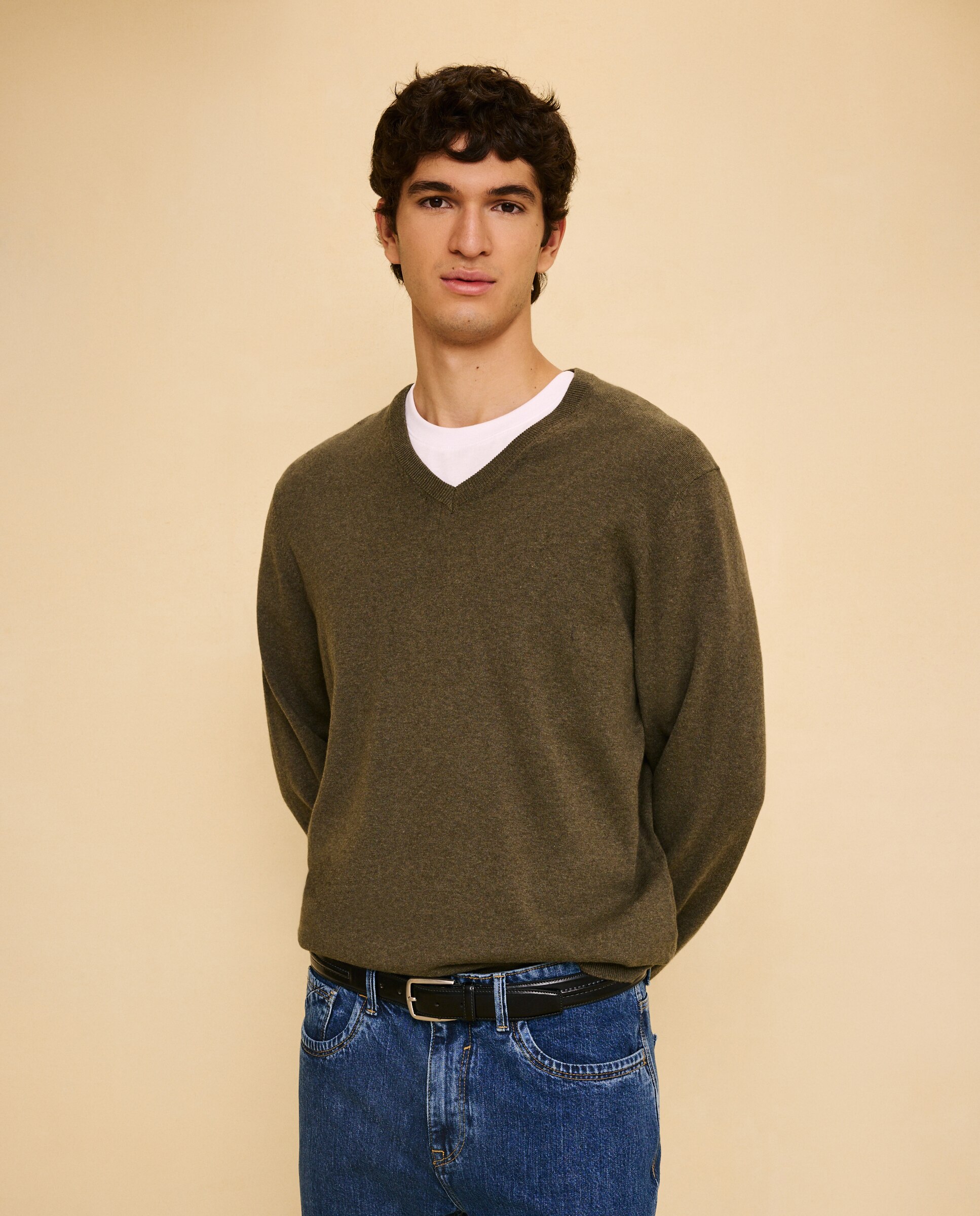Jersey liso de hombre - Easy Wear - 580 Musgo 580 Musgo-2
