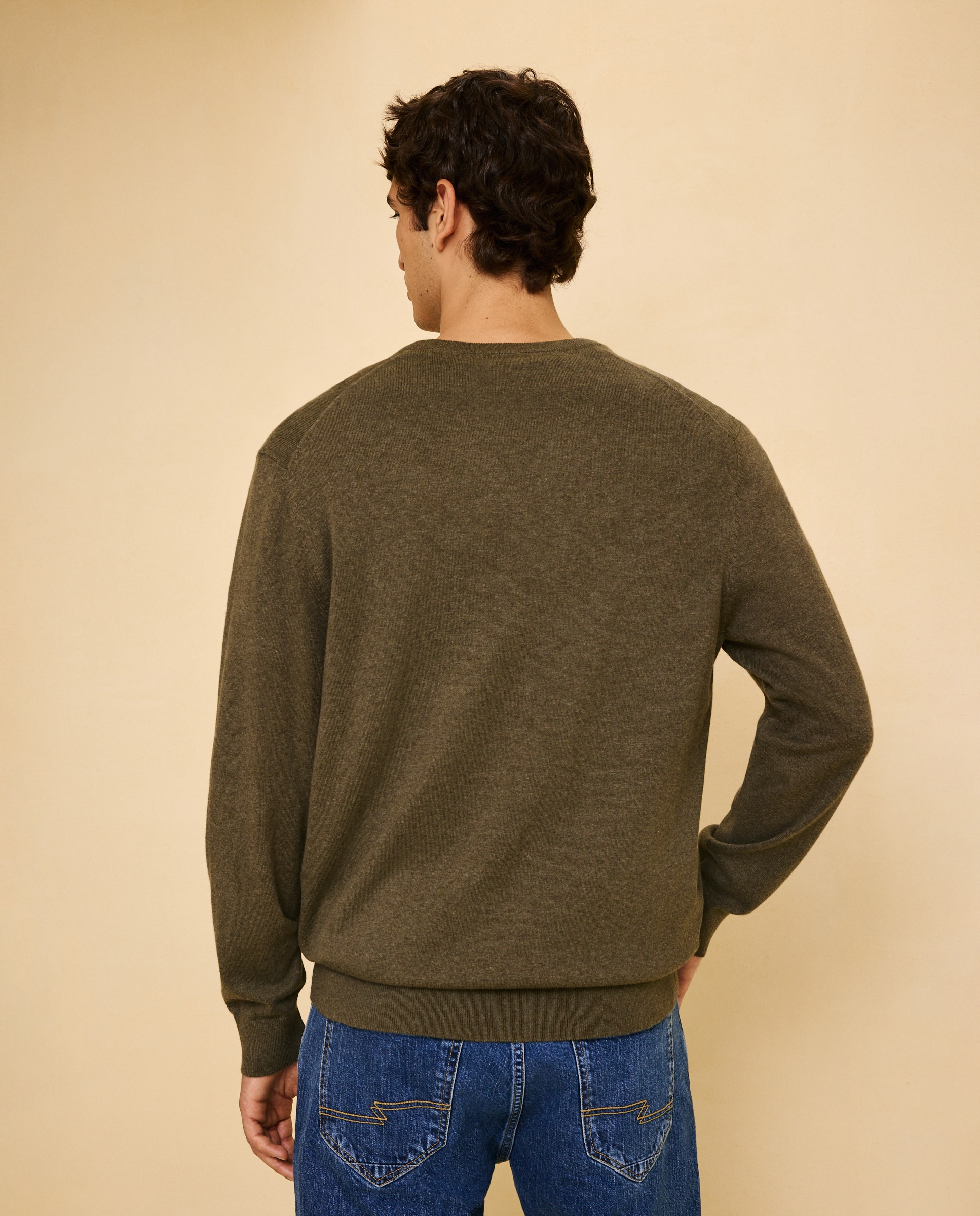 Jersey liso de hombre - Easy Wear - 580 Musgo 580 Musgo-3