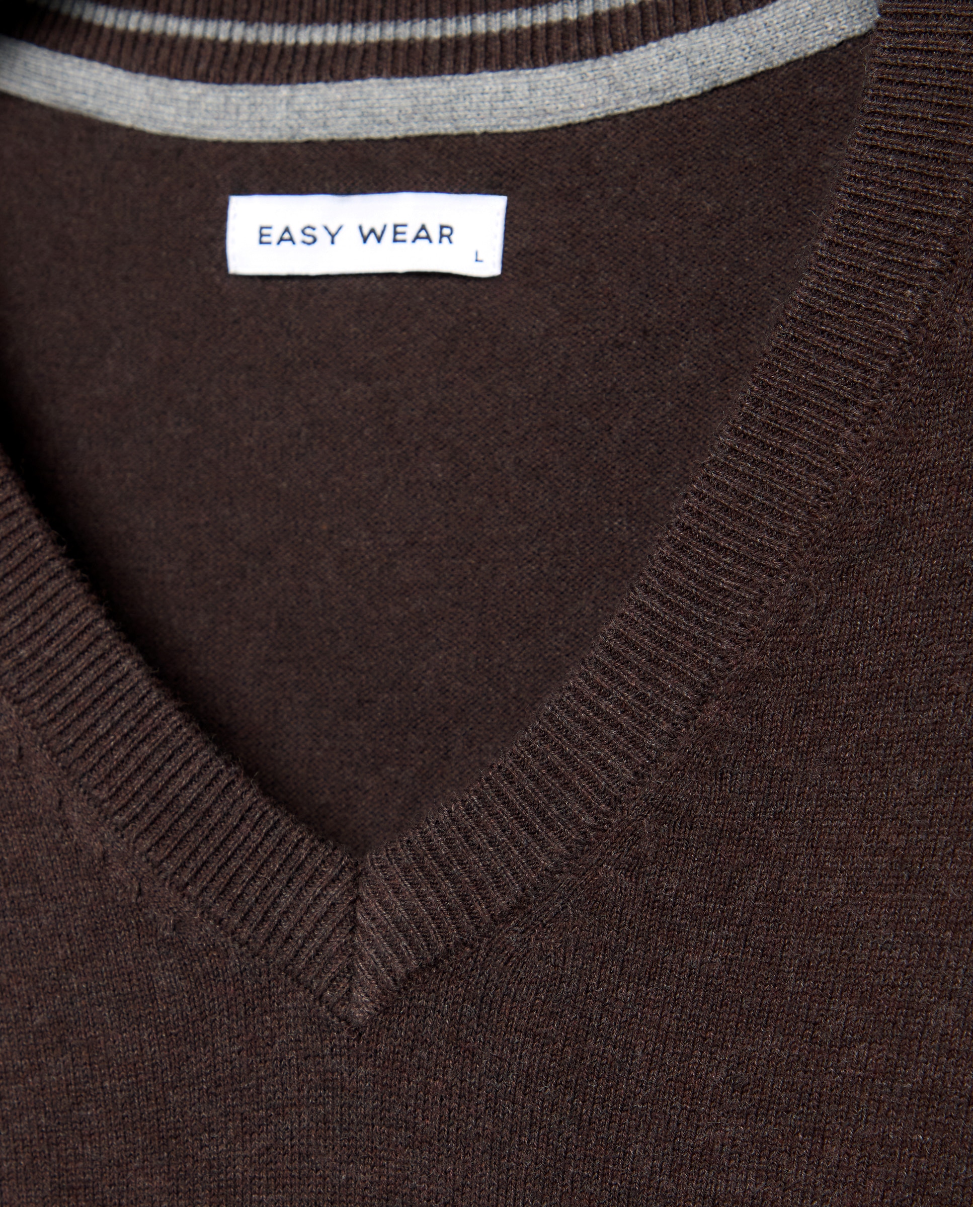 Jersey liso de hombre - Easy Wear - Marrón Marrón-5