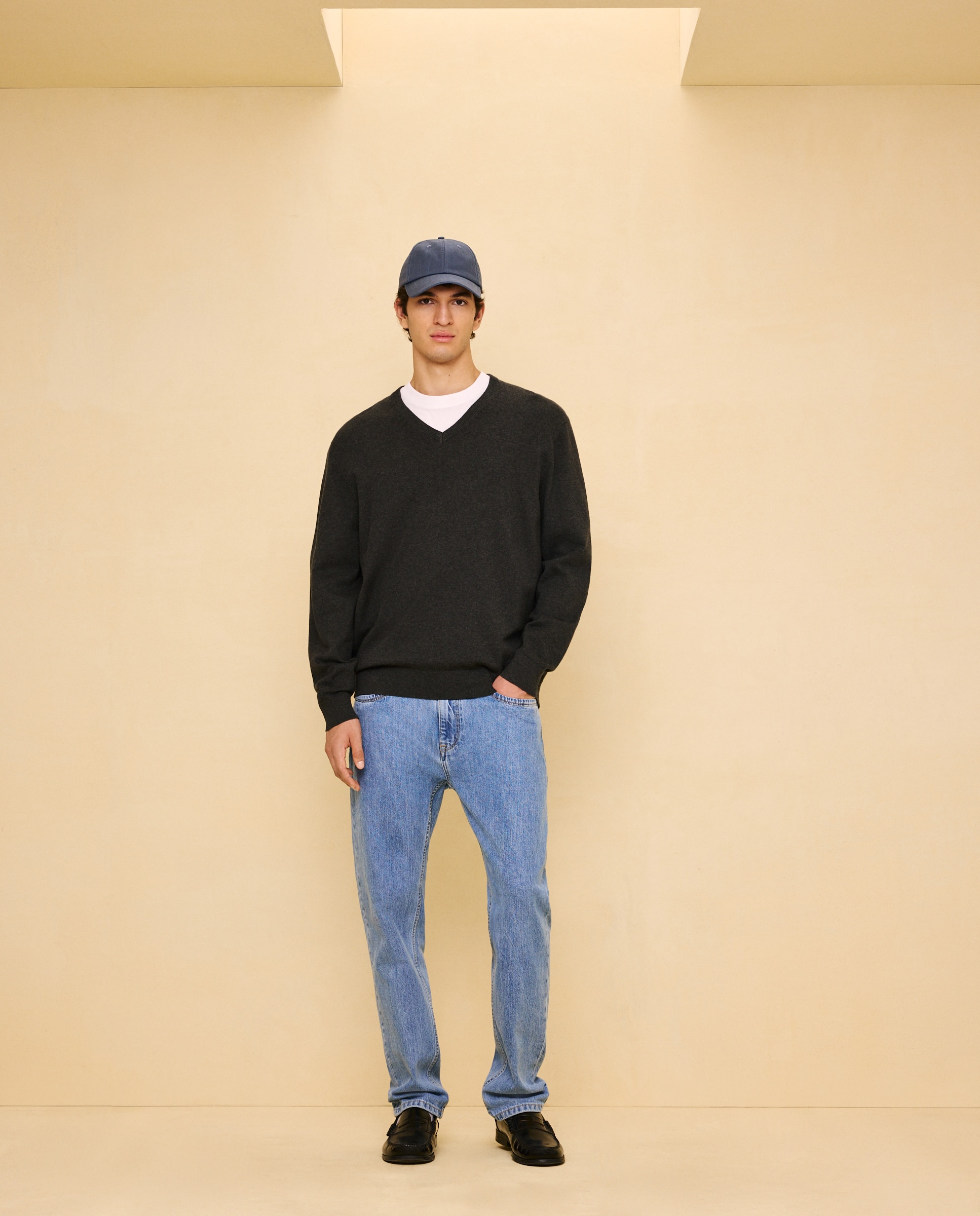 Jersey liso de hombre - Easy Wear - Gris oscuro Gris oscuro-2