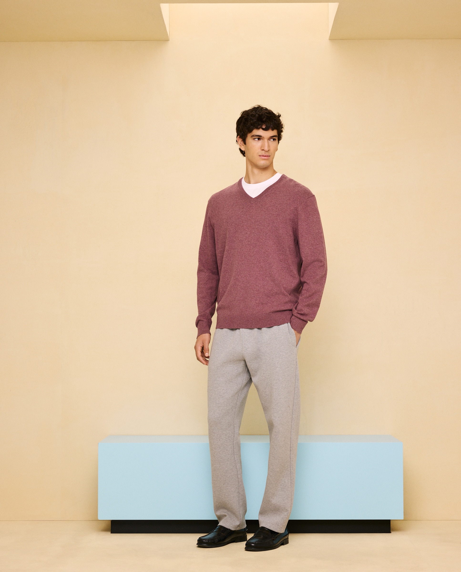 Jersey liso de hombre - Easy Wear - 220 Rosa palo 220 Rosa palo-2