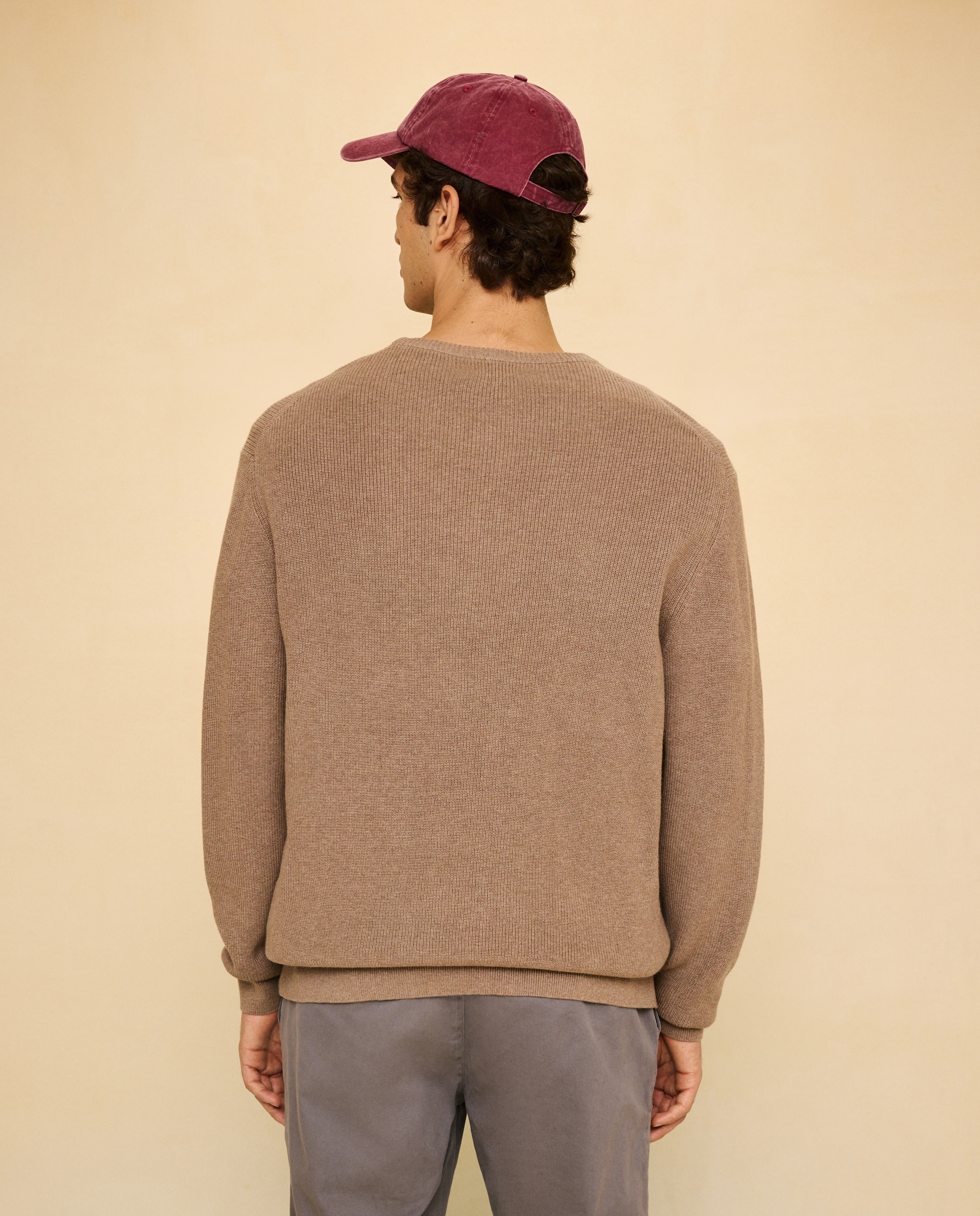 Jersey de cuello caja de hombre - Easy Wear - 120 Crudo 120 Crudo-3