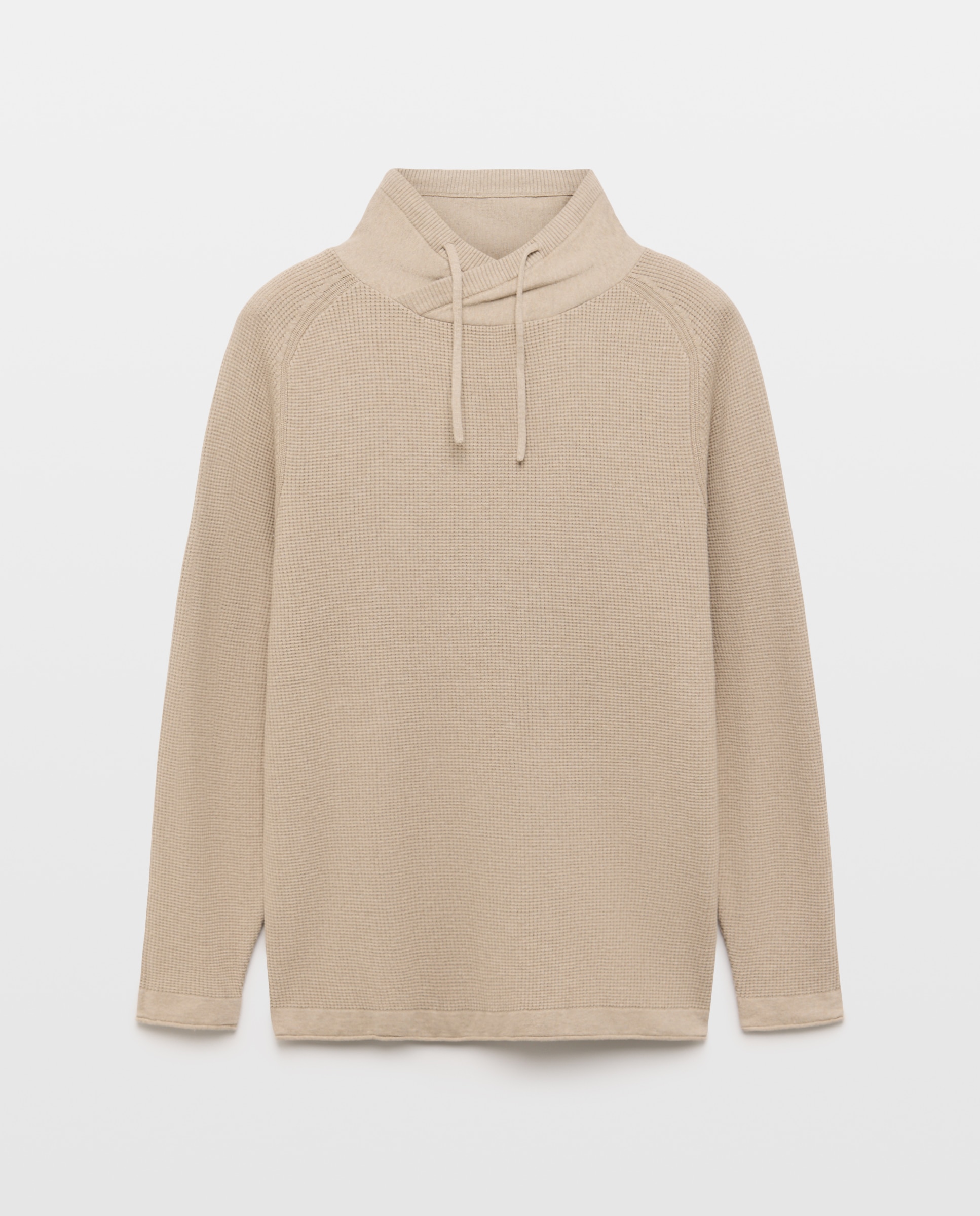 Jersey cuello buzo de hombre - Easy Wear - Tostado Tostado-4