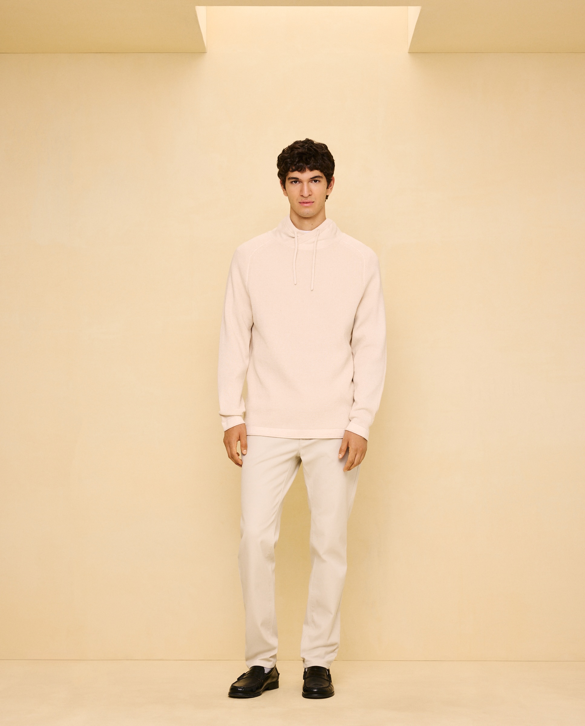 Jersey cuello buzo de hombre - Easy Wear - 120 Crudo 120 Crudo-2