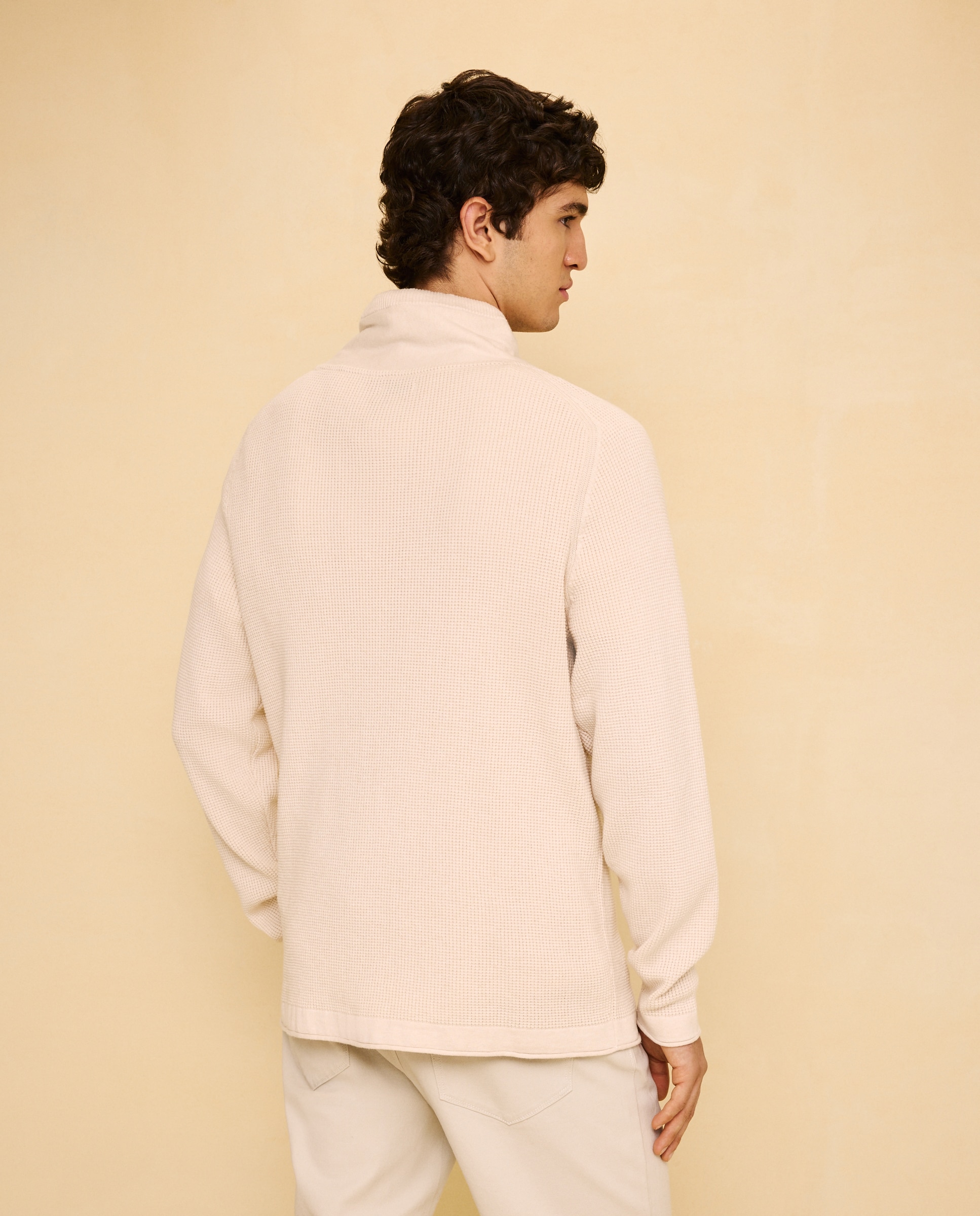 Jersey cuello buzo de hombre - Easy Wear - 120 Crudo 120 Crudo-3