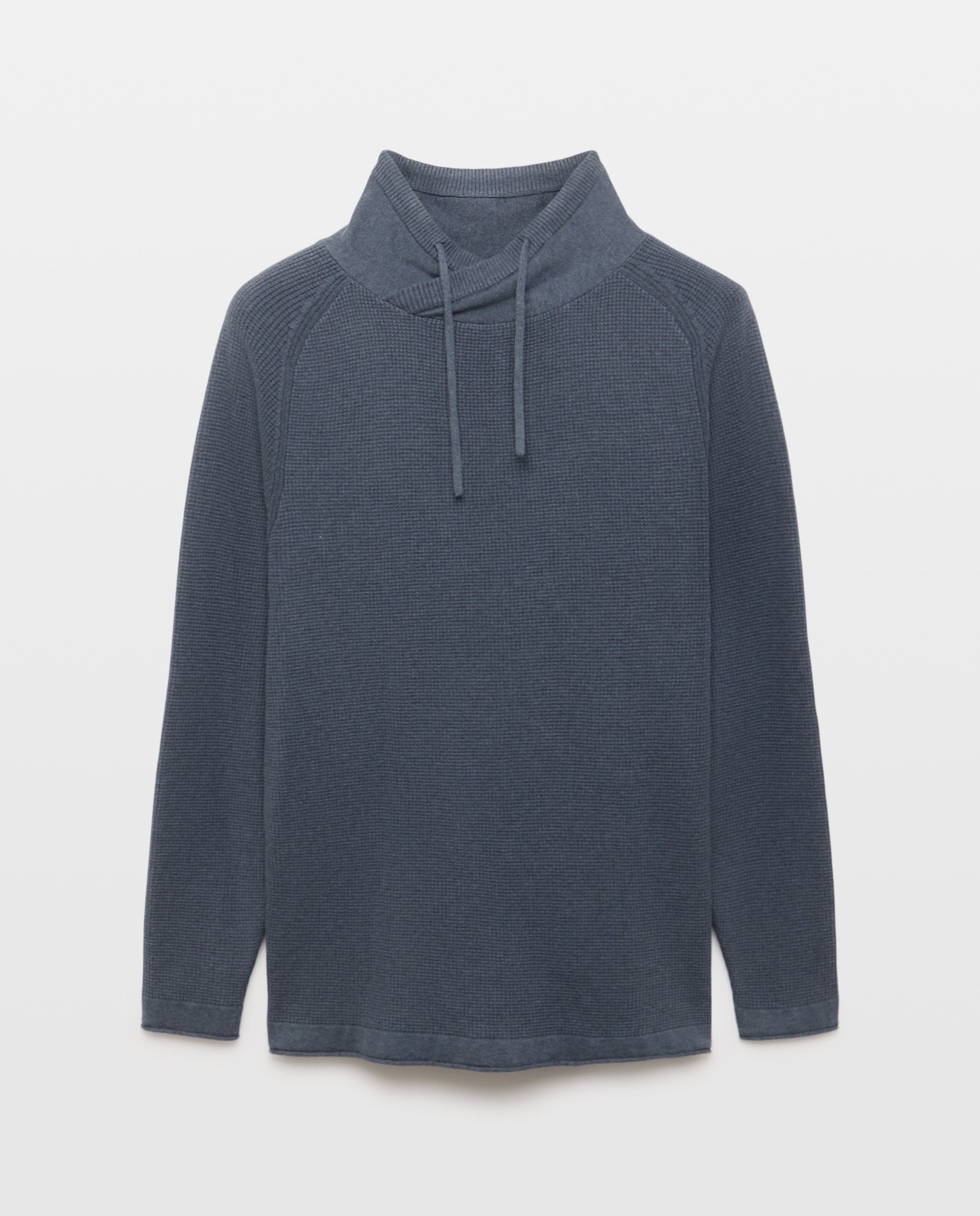 Camisola de Malha com Gola Subida 471 Índigo-4