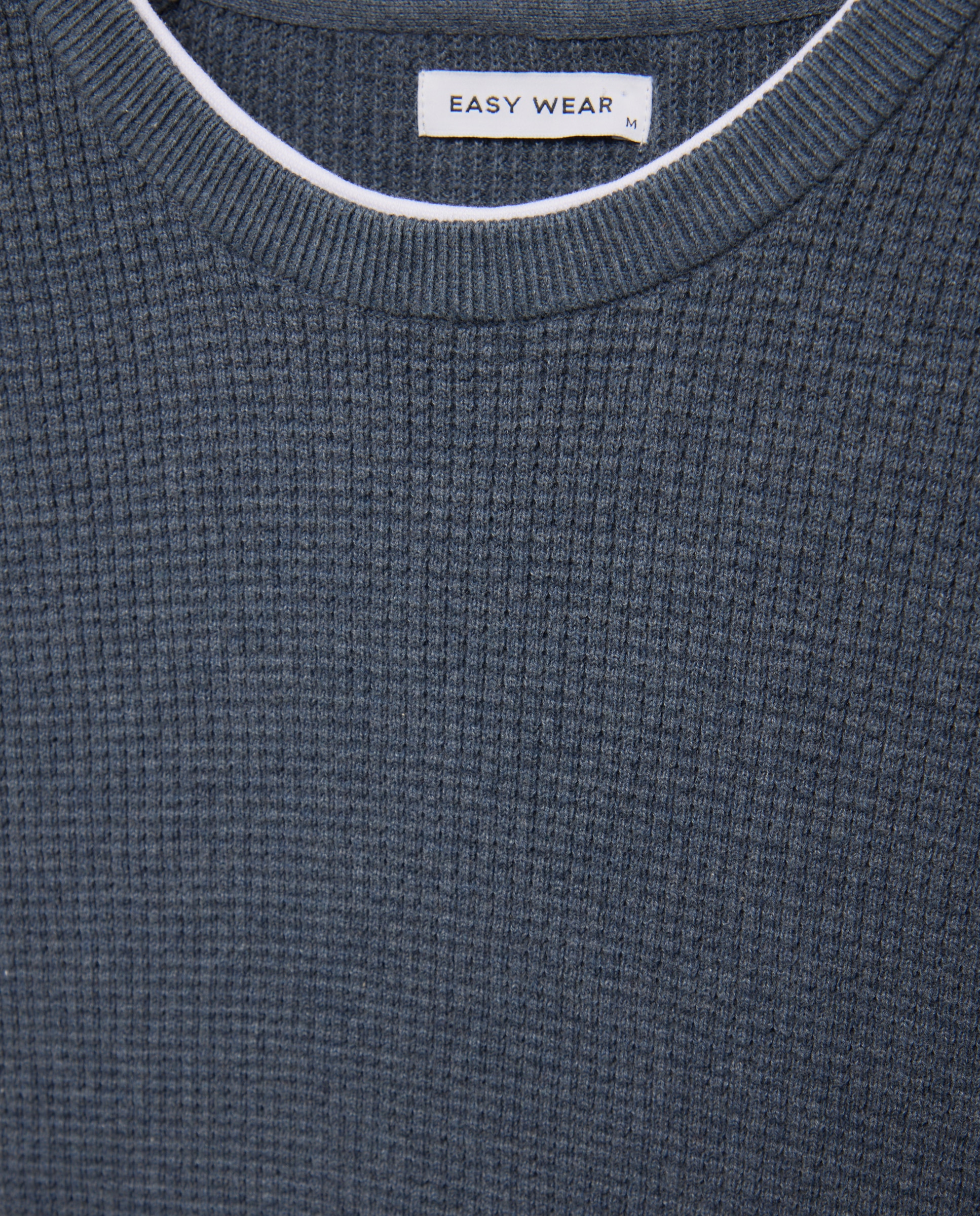 Camisola de Malha com Decote Redondo 471 Índigo-5