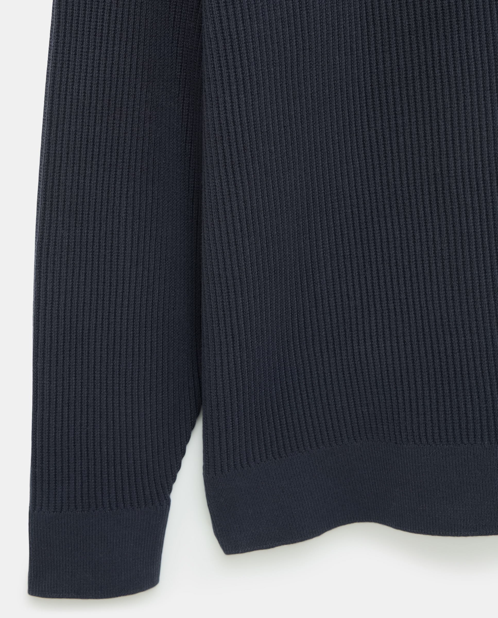 Jersey de canalé de cuello caja de hombre - Easy Wear - Azul marino Azul marino-5