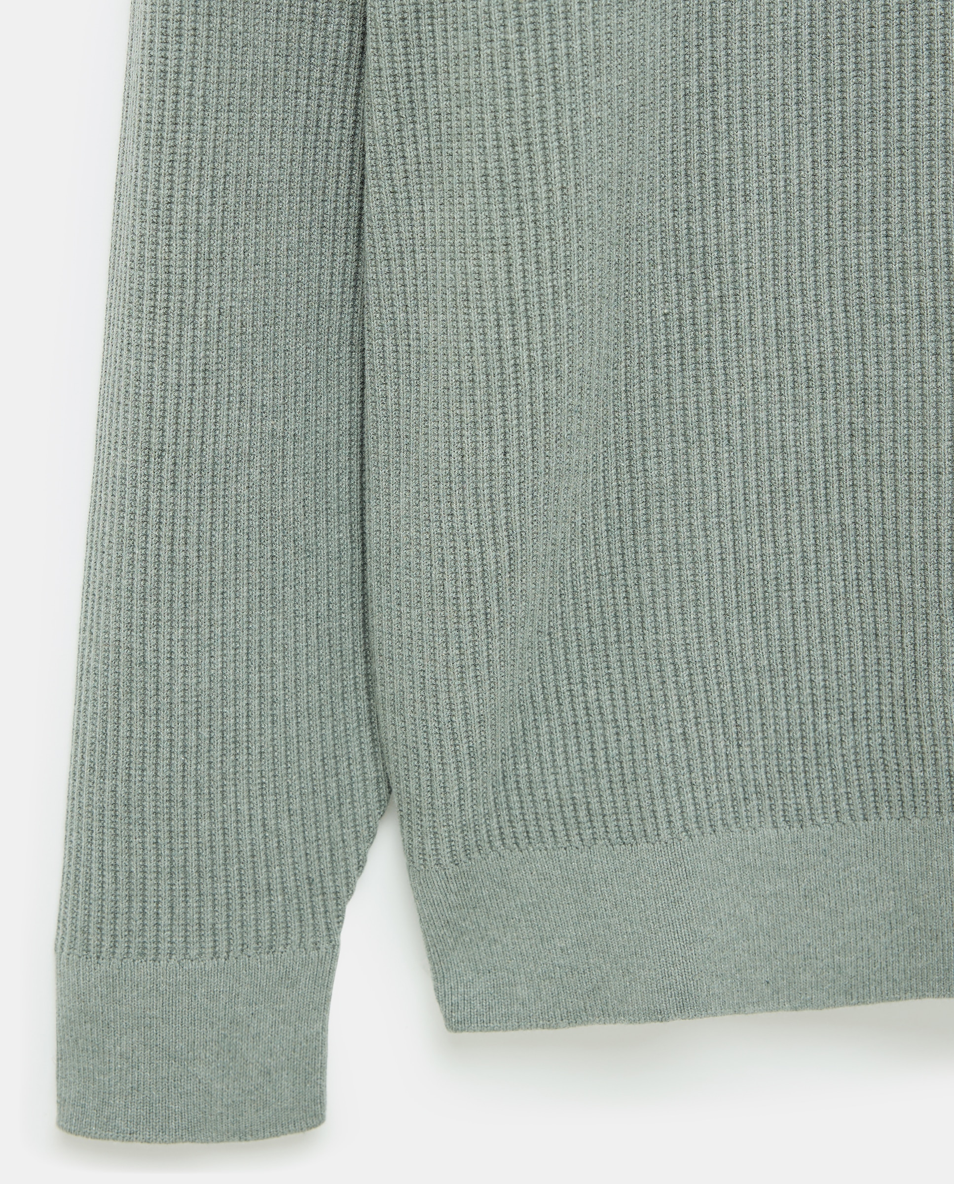 Jersey de canalé de cuello caja de hombre - Easy Wear - Verde Verde-5