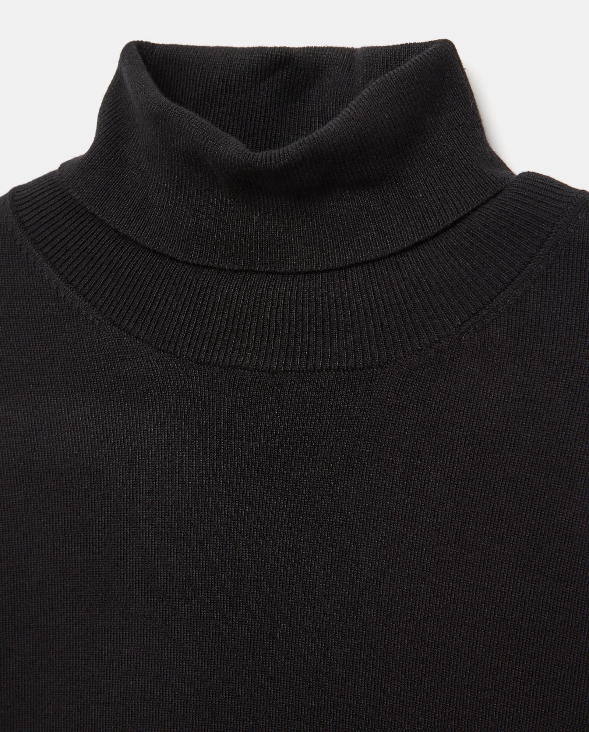 Jersey cuello vuelto de hombre - Easy Wear - Negro Negro-5
