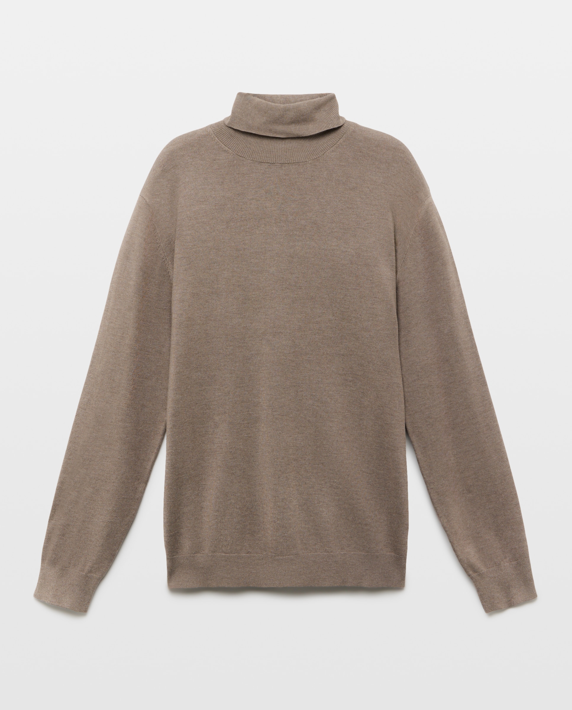 Jersey cuello vuelto de hombre - Easy Wear - Tostado Tostado-4