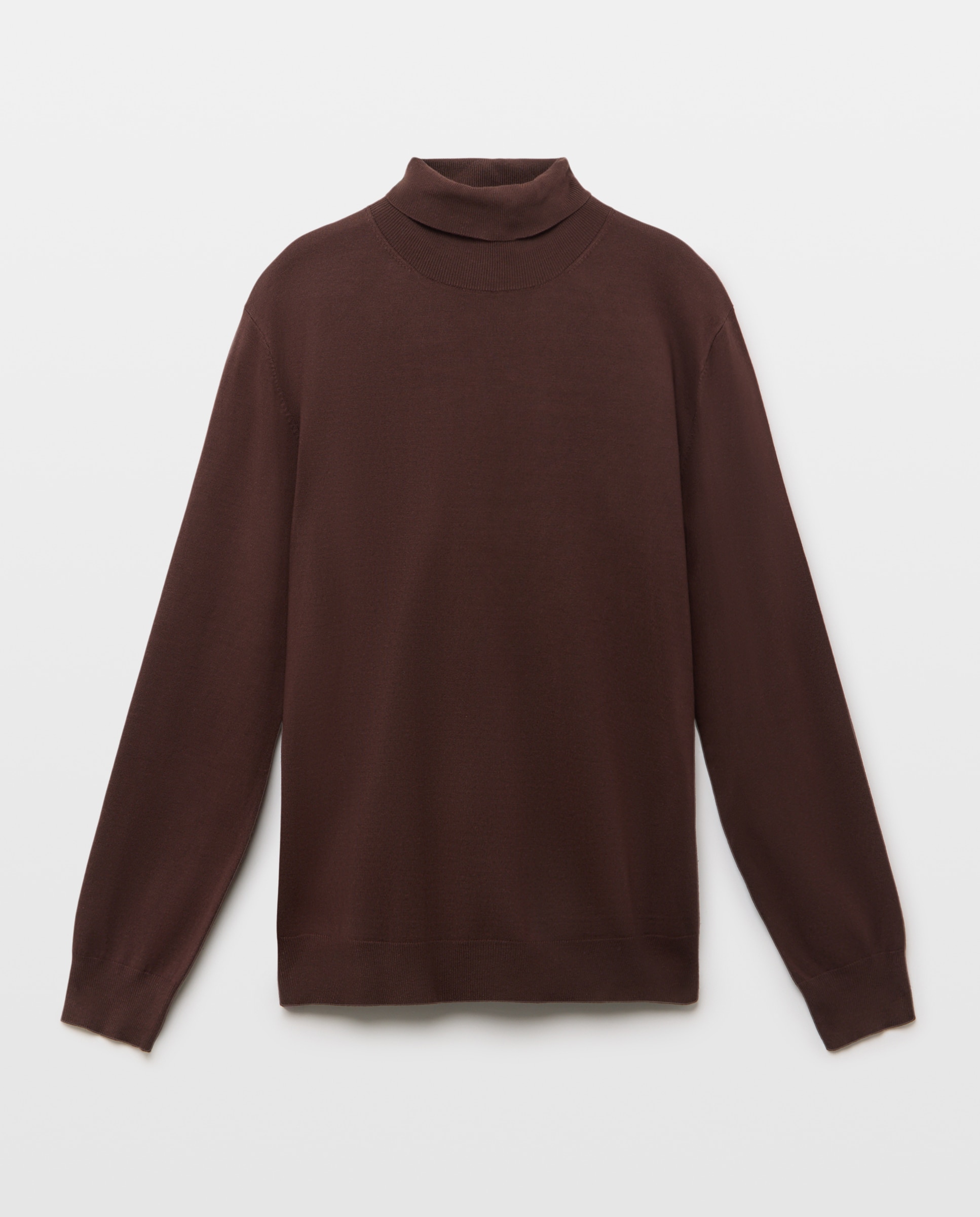Jersey cuello vuelto de hombre - Easy Wear - Marrón Marrón-4