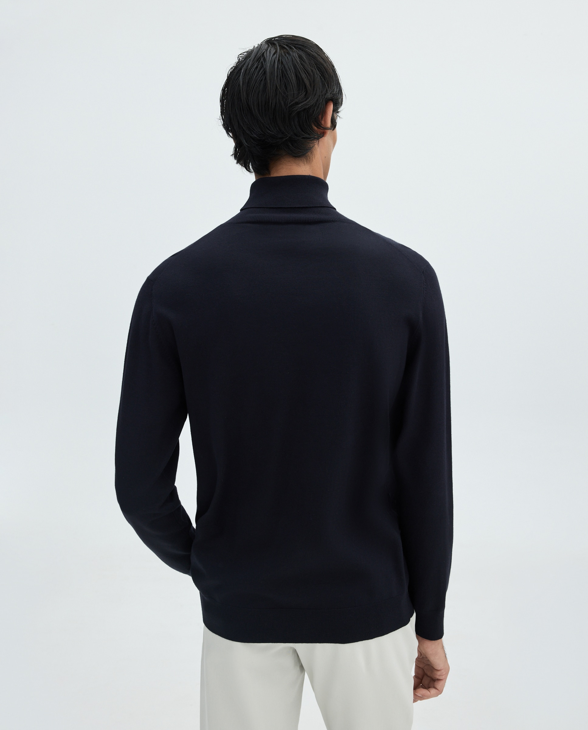 Jersey cuello vuelto de hombre - Easy Wear - Azul marino Azul marino-3