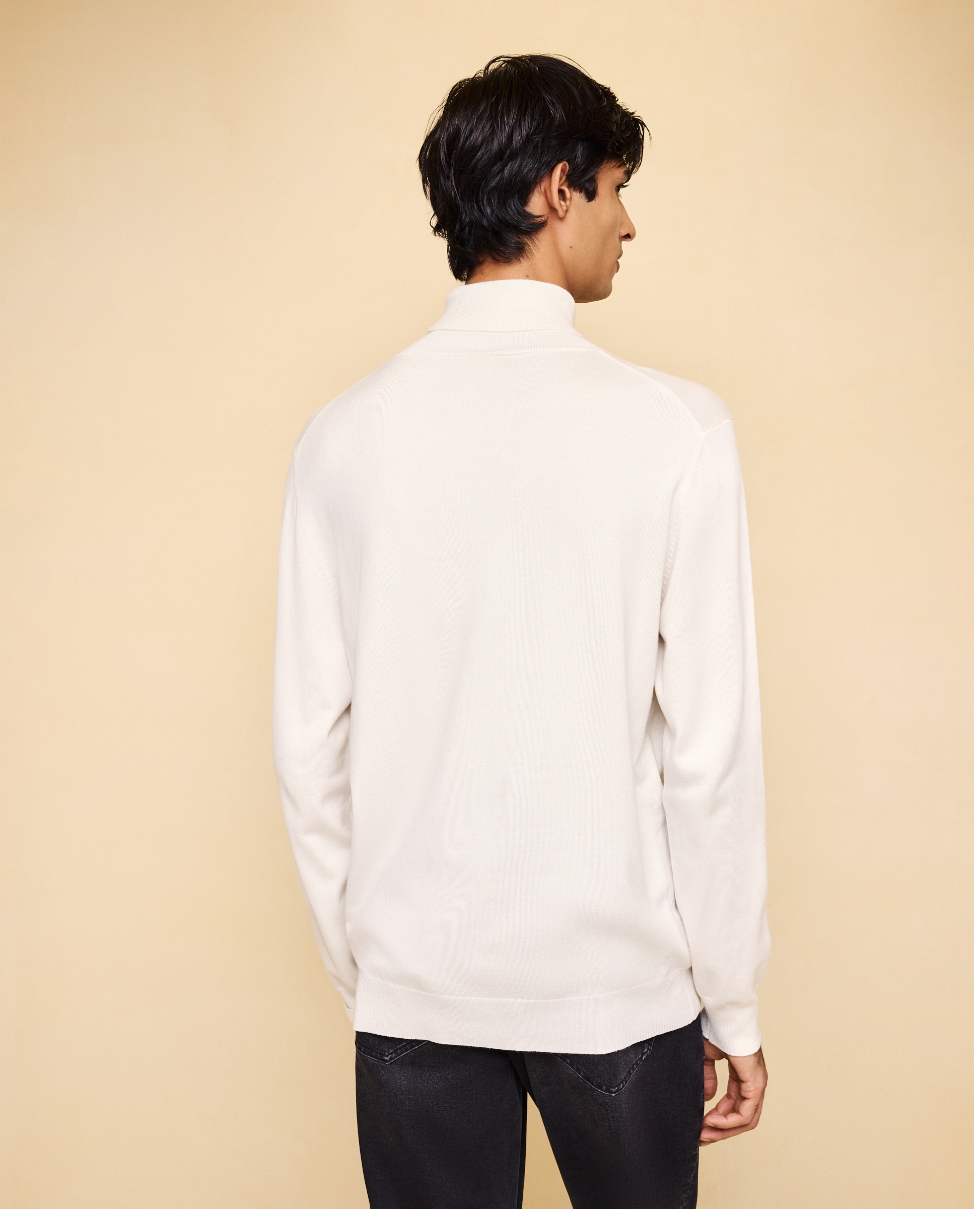 Jersey cuello vuelto de hombre - Easy Wear - 120 Crudo 120 Crudo-2