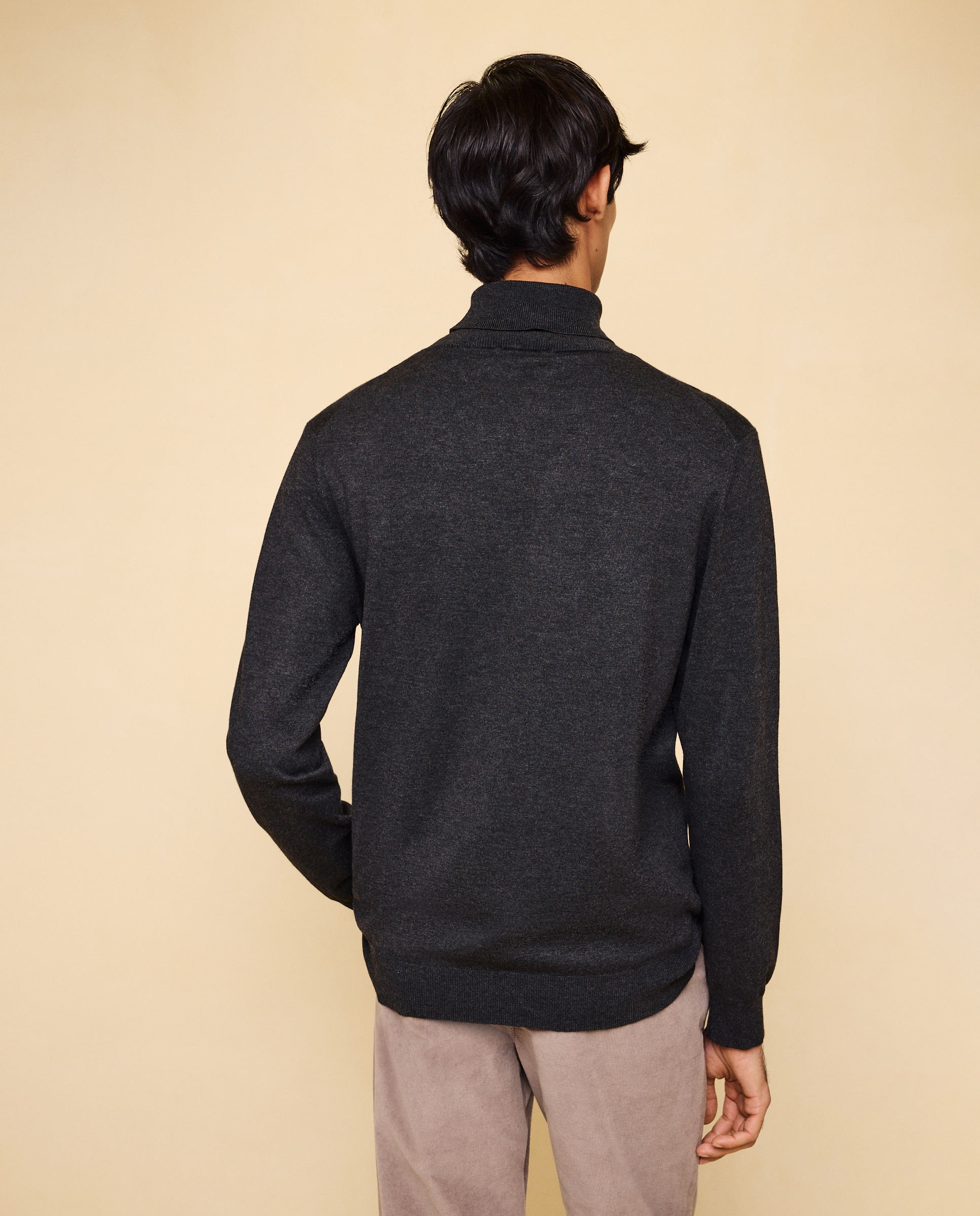 Jersey cuello vuelto de hombre - Easy Wear - 830 Antracita 830 Antracita-2