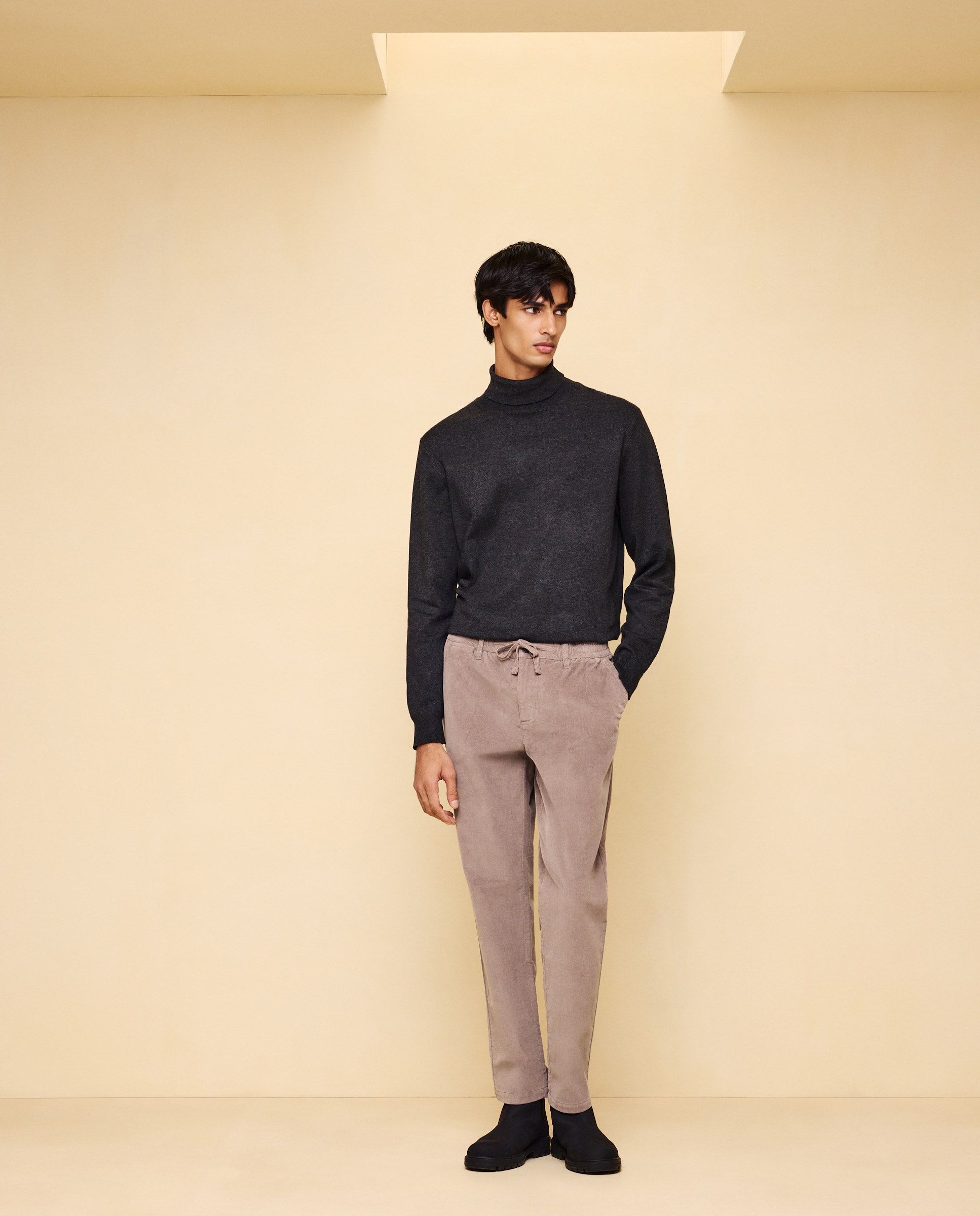 Jersey cuello vuelto de hombre - Easy Wear - 830 Antracita 830 Antracita-3