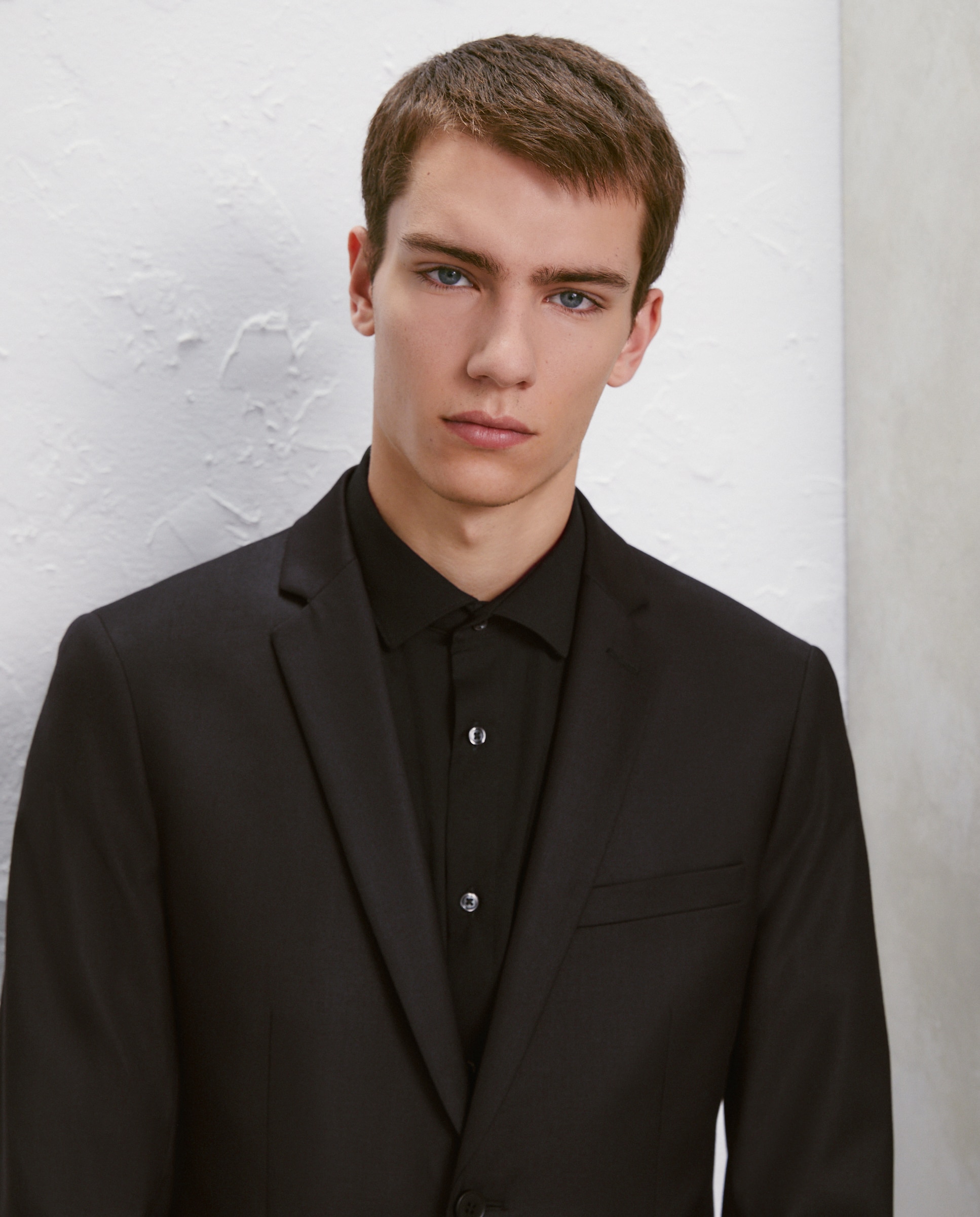 Chaqueta de traje para hombre lisa - Easy Wear - Negro Negro-8