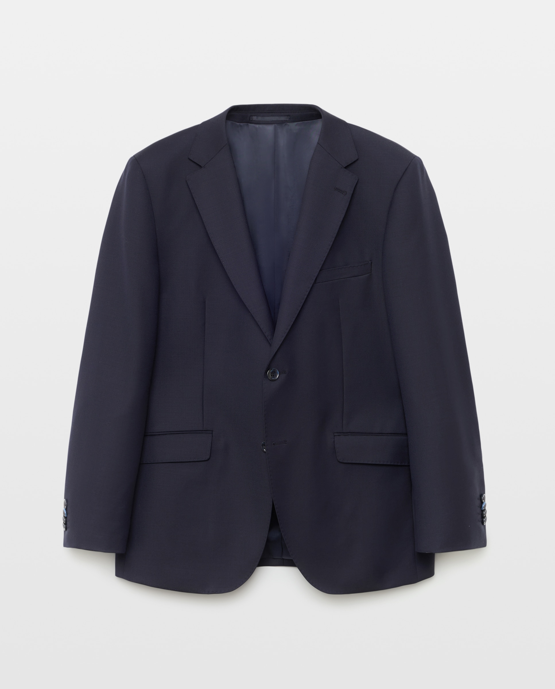 Imagen 4 de Chaqueta de traje para hombre lana 100% - Easy Wear - Azul marino Azul marino